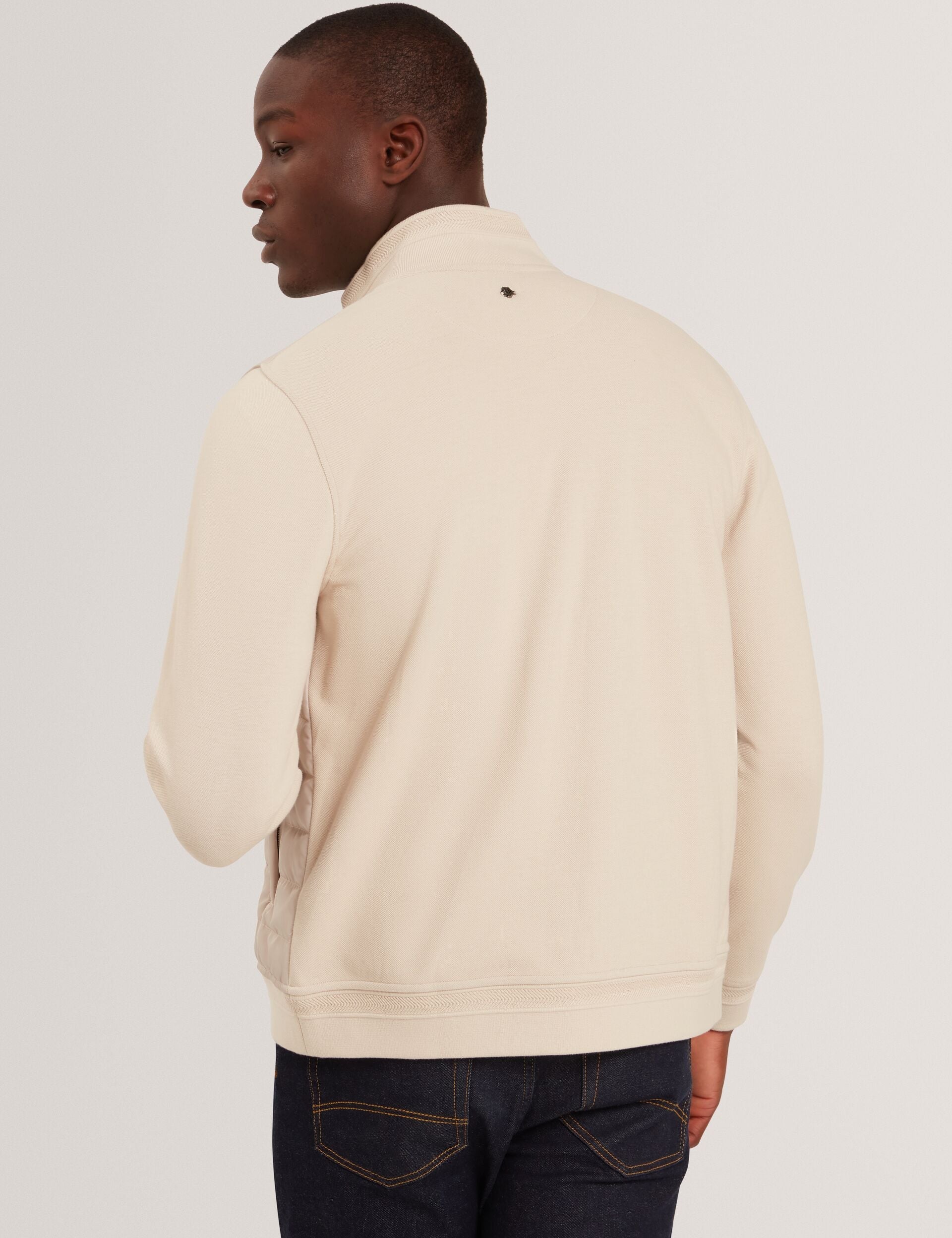 Men|Sale DURANO Quilted Front Zip-Through Knit Jacket - Ted Baker
