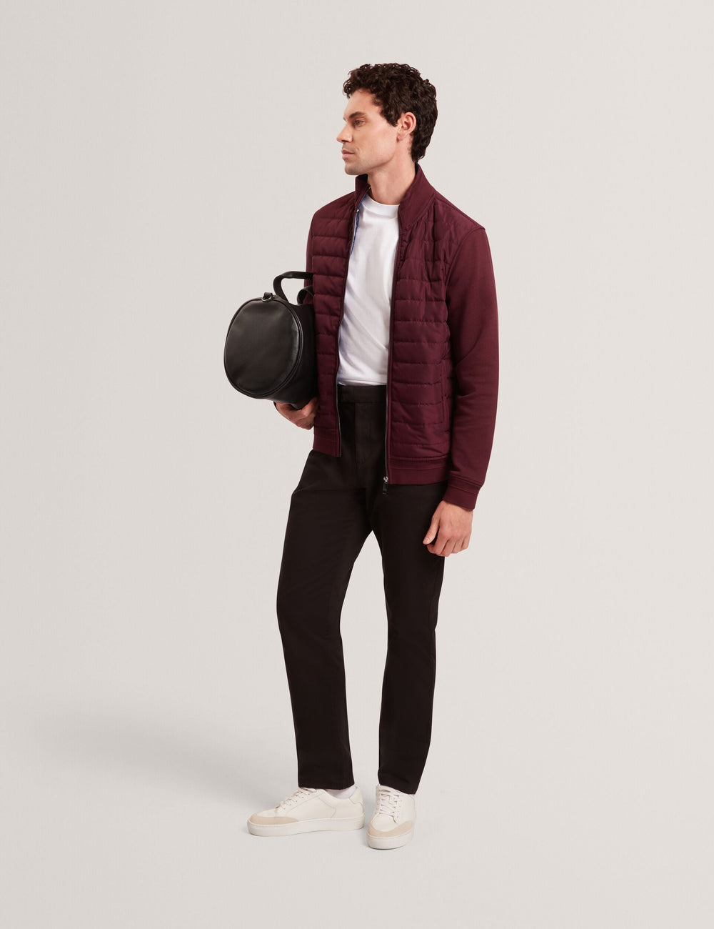 Men|Sale DURANO Quilted Front Zip-Through Knit Jacket - Ted Baker