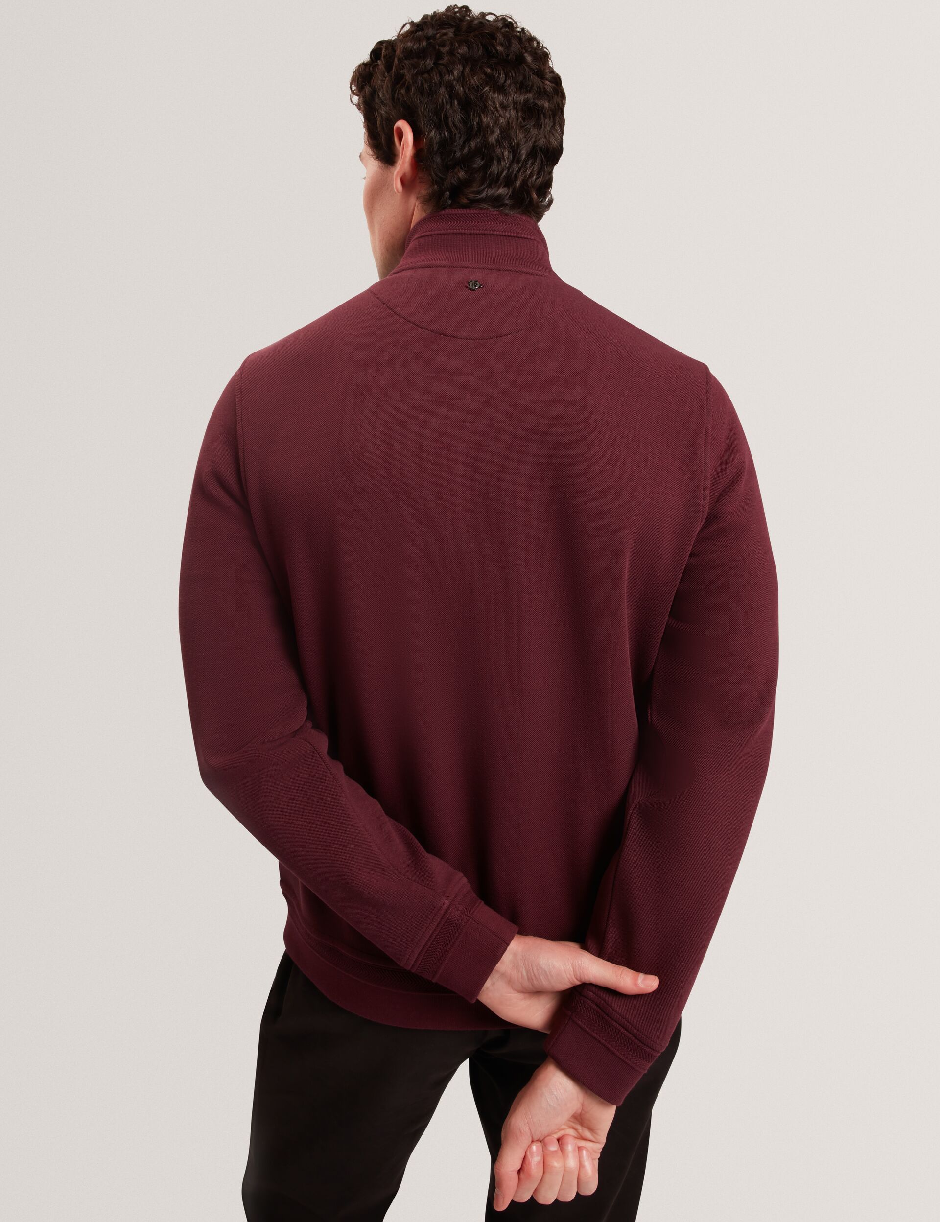 Men|Sale DURANO Quilted Front Zip-Through Knit Jacket - Ted Baker