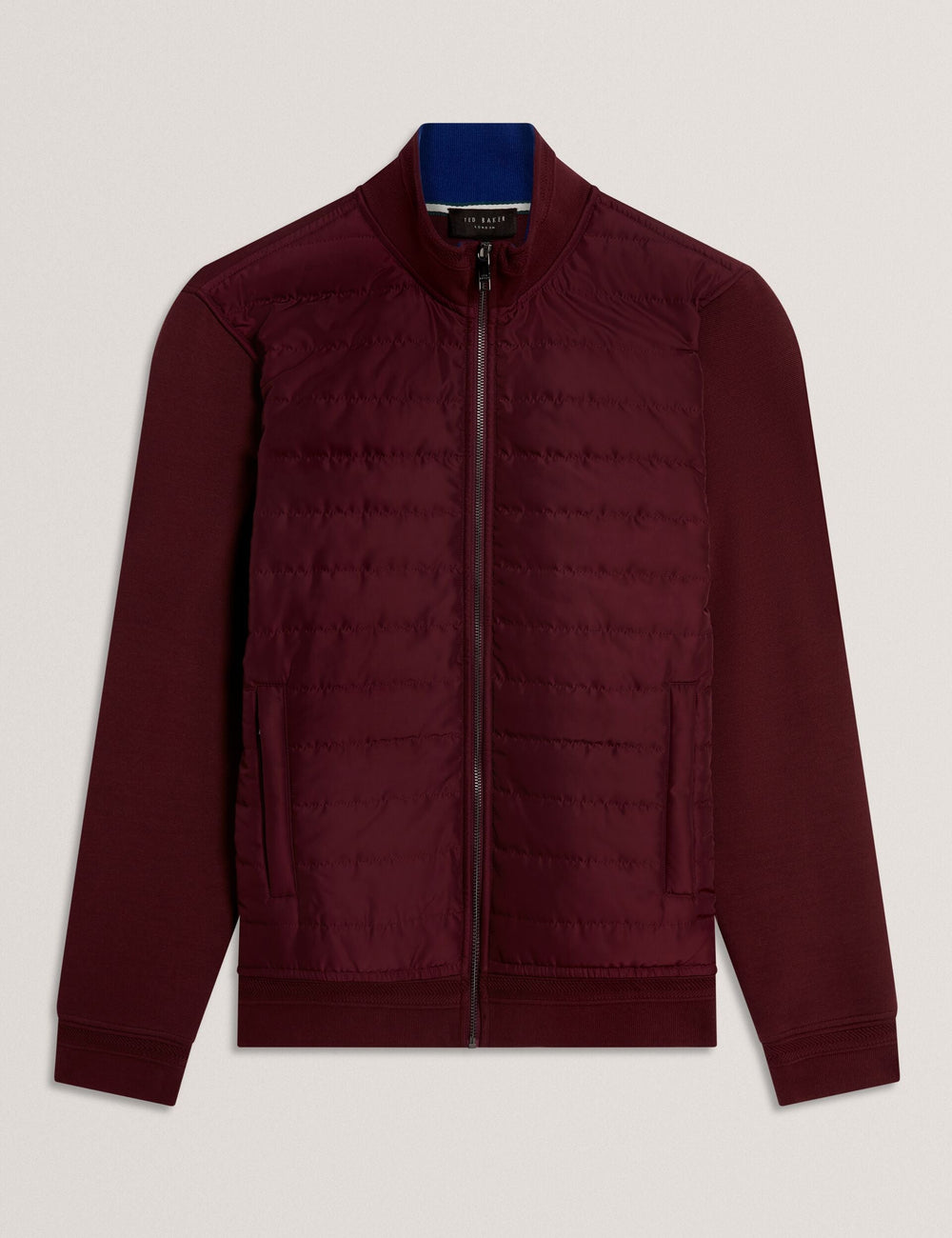 Men|Sale DURANO Quilted Front Zip-Through Knit Jacket - Ted Baker