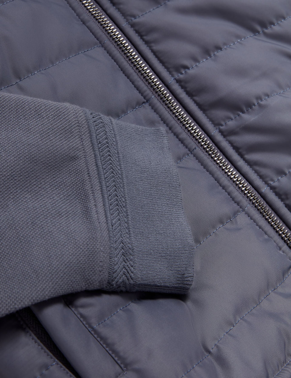 Men|Sale DURANO Quilted Front Zip-Through Knit Jacket - Ted Baker