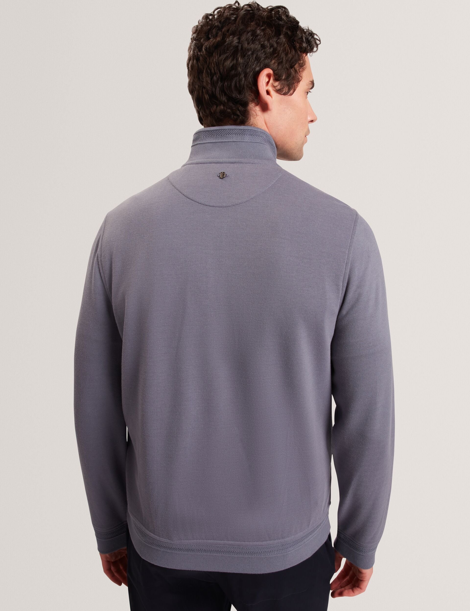 Men|Sale DURANO Quilted Front Zip-Through Knit Jacket - Ted Baker