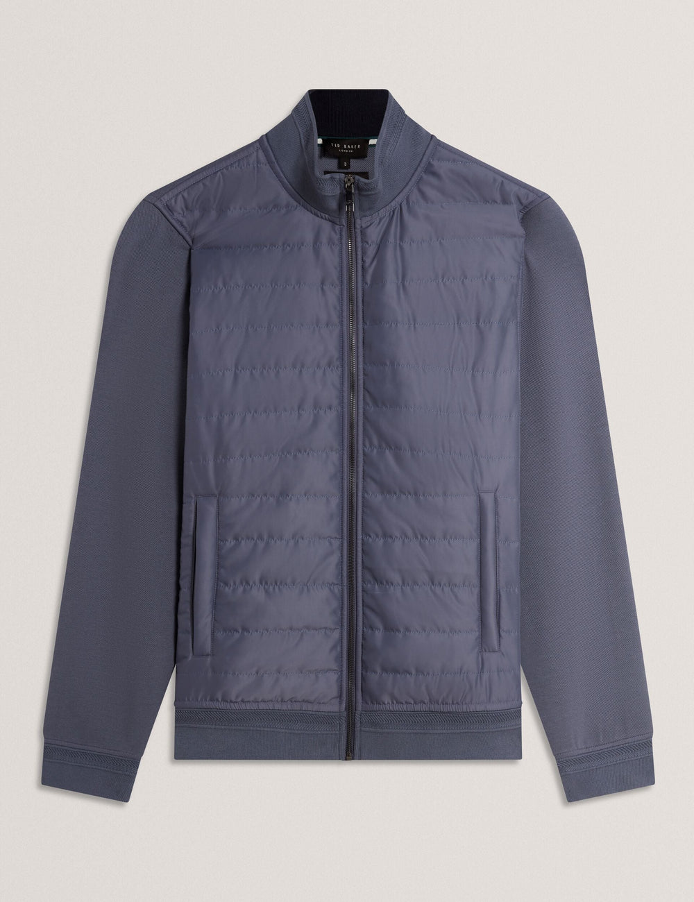 Men|Sale DURANO Quilted Front Zip-Through Knit Jacket - Ted Baker