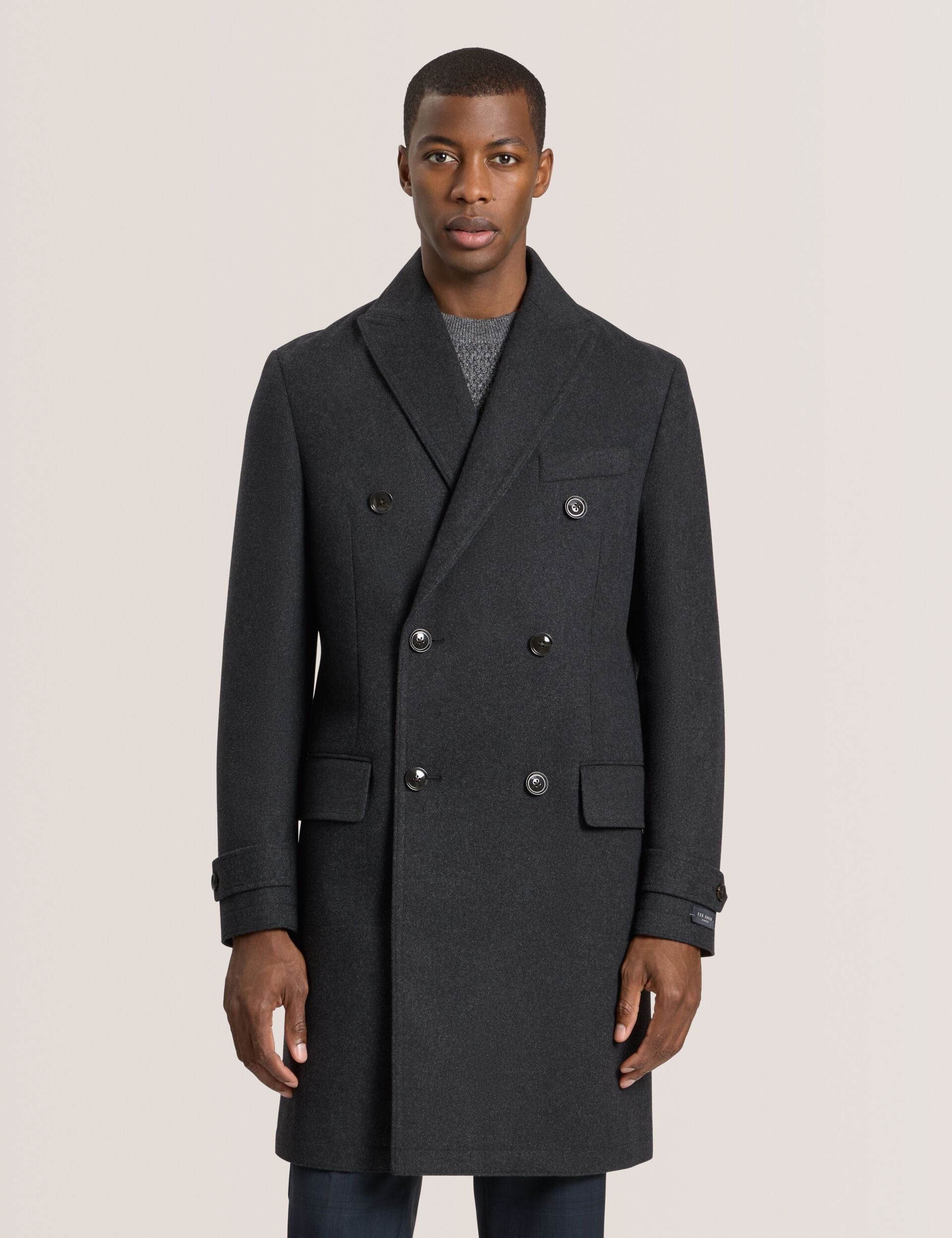 Men|Sale WINTHROP - Double Breasted Overcoat - Ted Baker