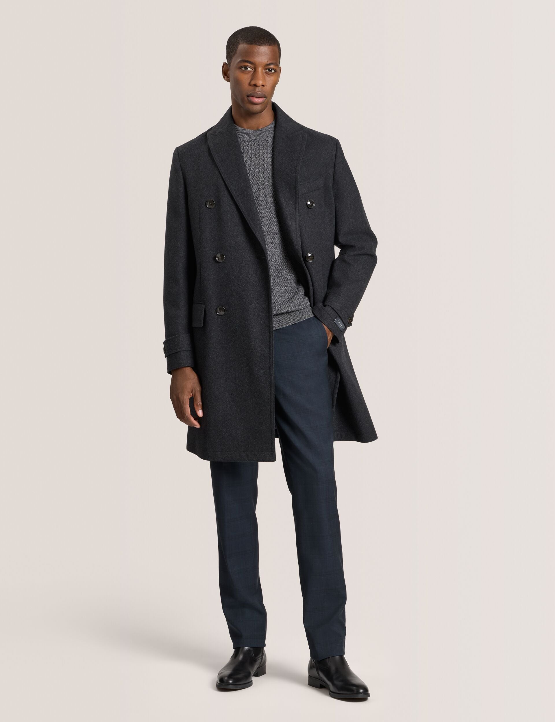 Men|Sale WINTHROP - Double Breasted Overcoat - Ted Baker