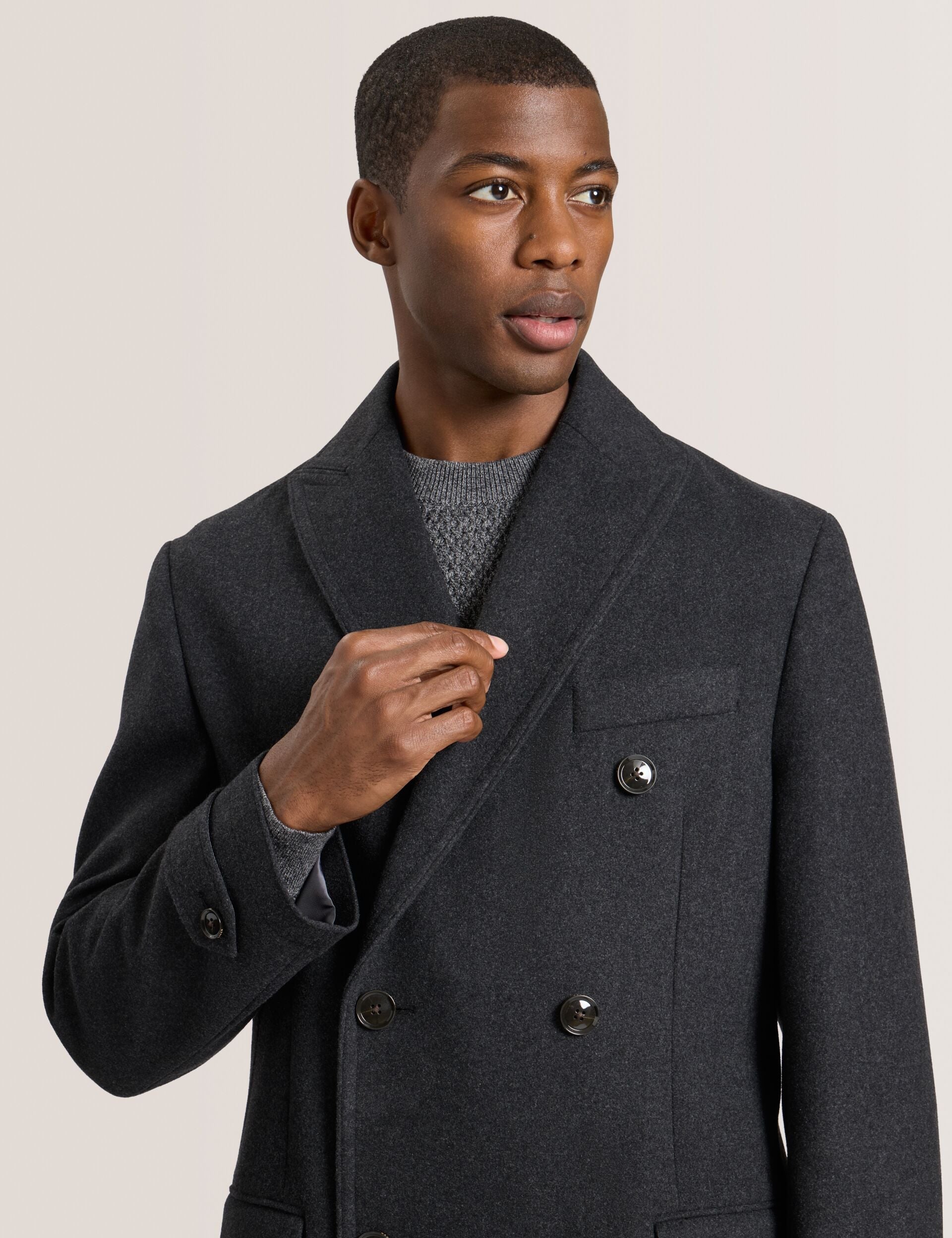 Men|Sale WINTHROP - Double Breasted Overcoat - Ted Baker