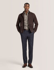 Men|Sale WEIR - Suede Button Front Jacket - Ted Baker