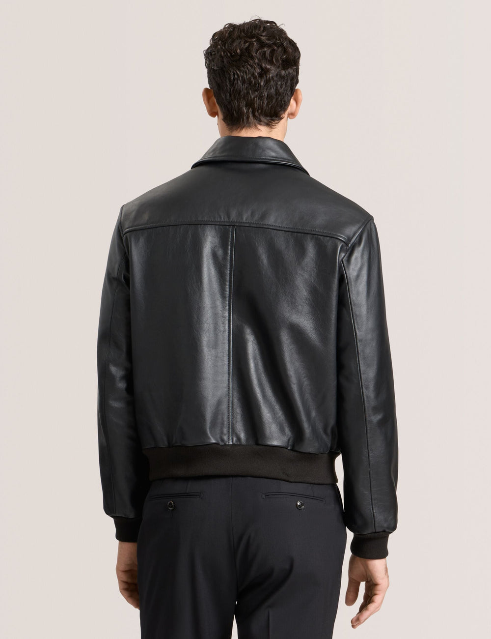 Men|Sale WHISTLER - Leather Bomber Jacket - Ted Baker