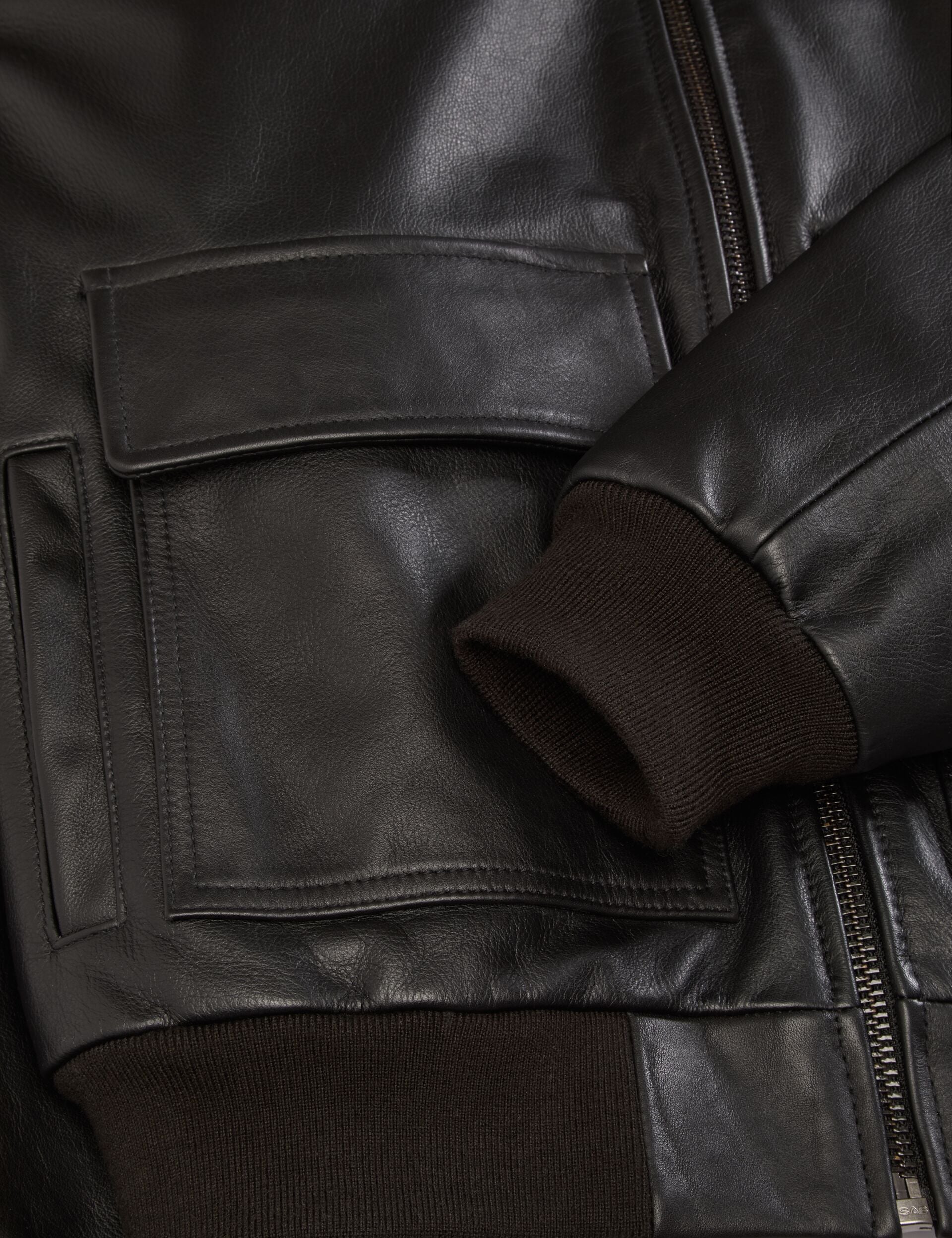Men|Sale WHISTLER - Leather Bomber Jacket - Ted Baker