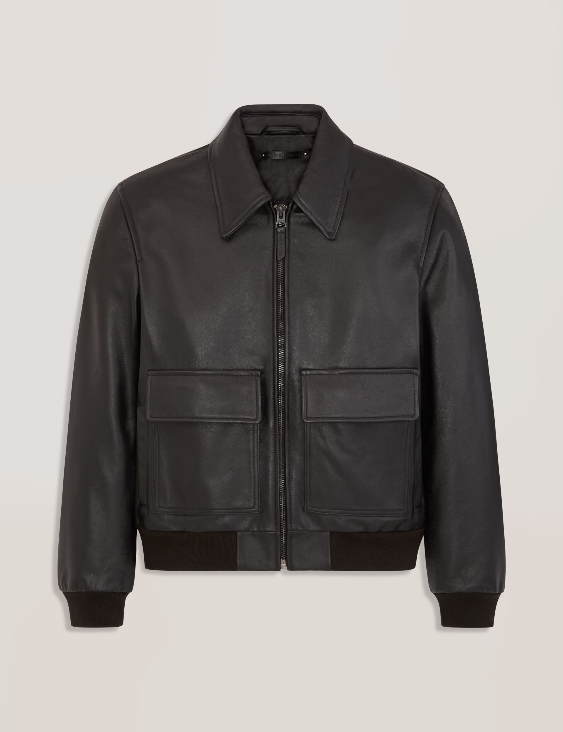 Men|Sale WHISTLER - Leather Bomber Jacket - Ted Baker