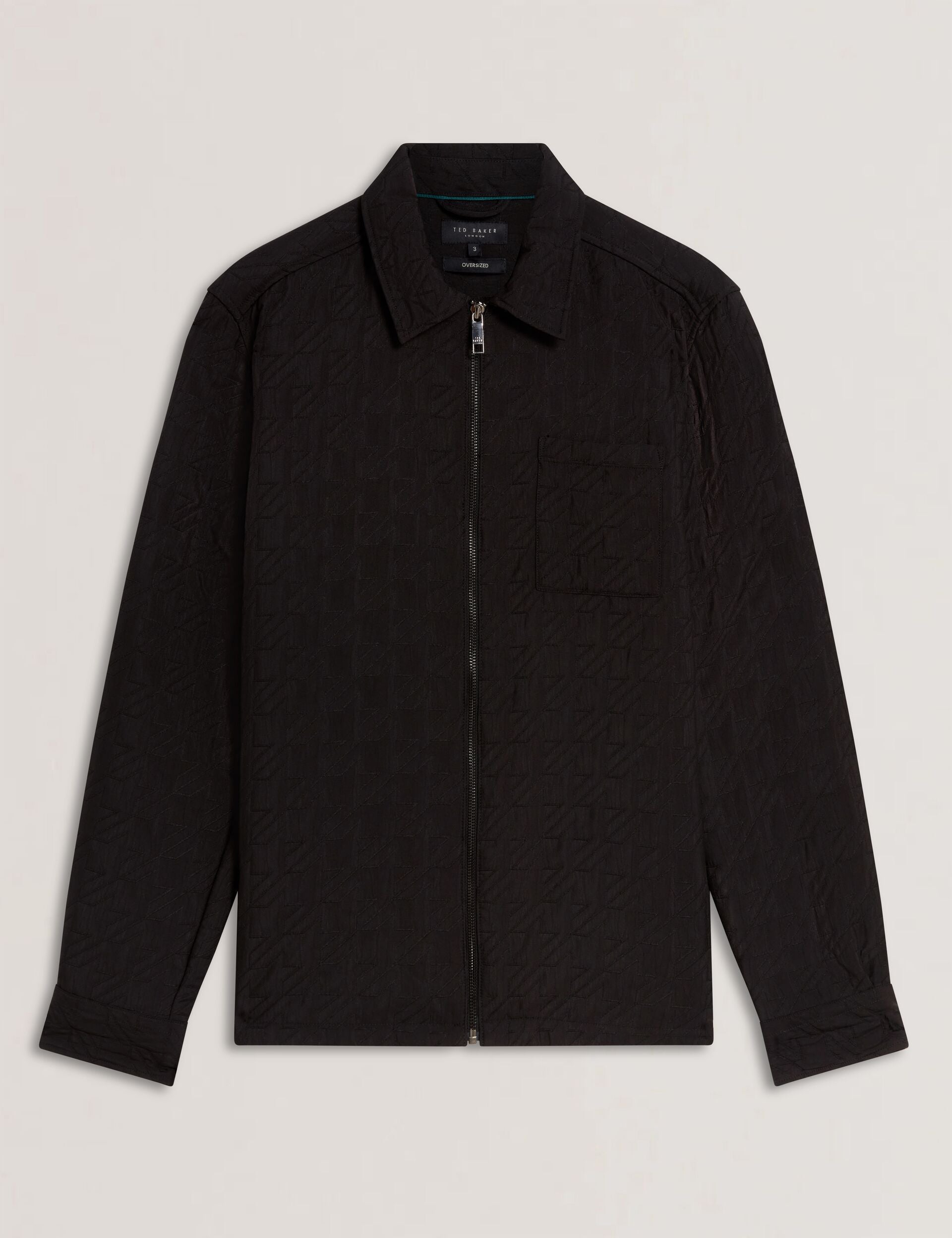 Men|Sale THOVA Textured Quilt Zip-Through Overshirt - Ted Baker