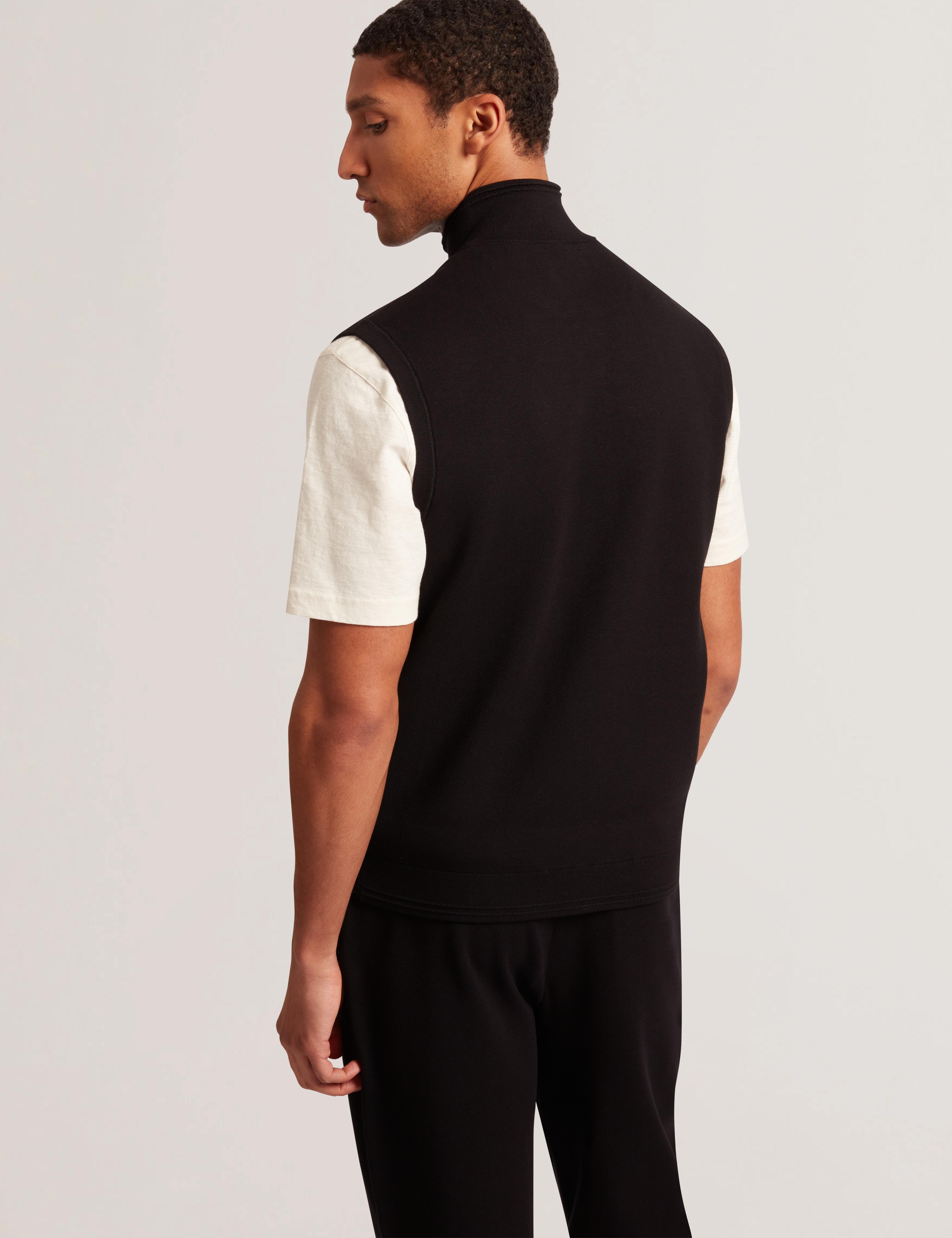 Men TERINCE - Zip-Through Funnel Neck Gillet - Ted Baker