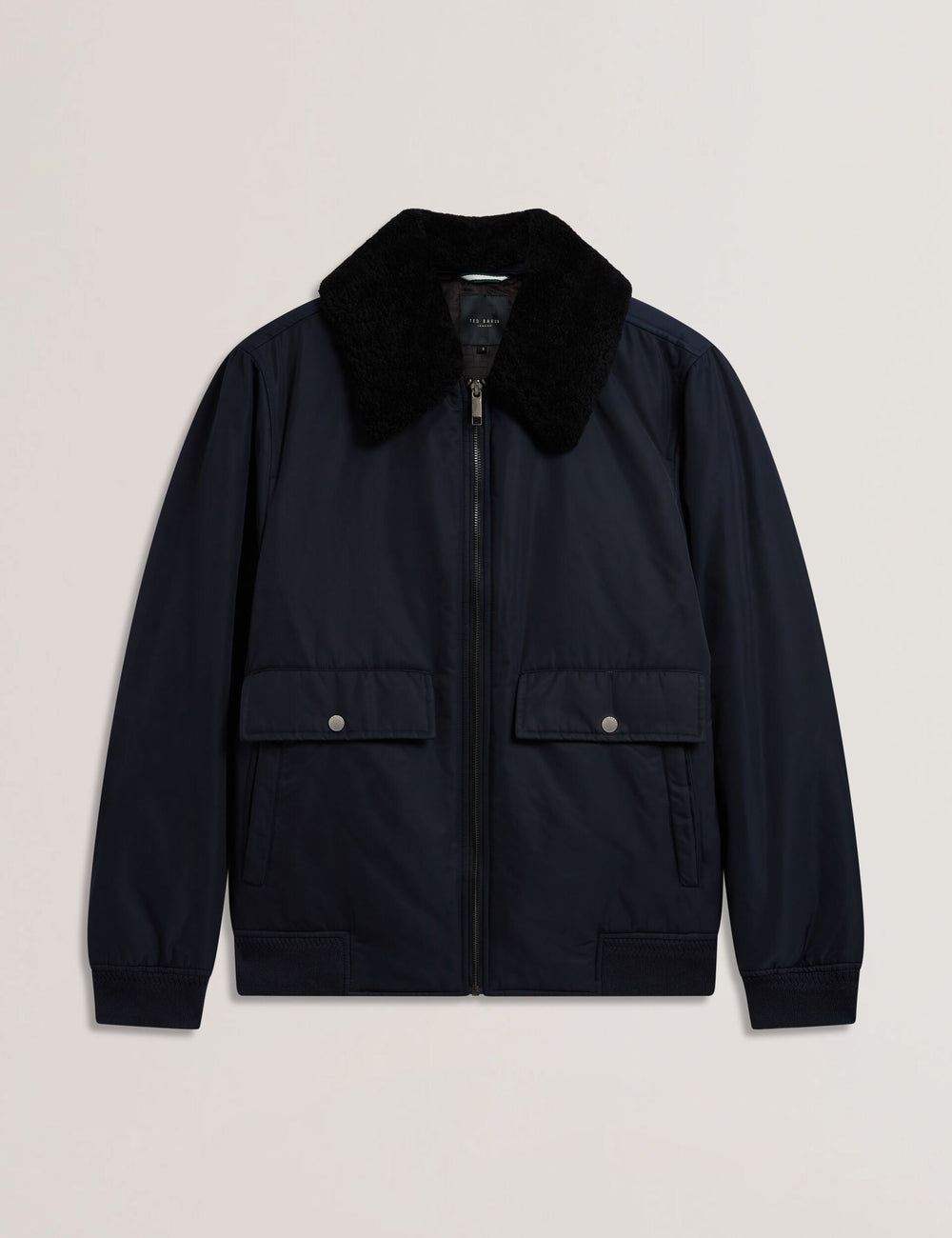 Men AVITORE - Zip Bomber Jacket With Removable Collar - Ted Baker