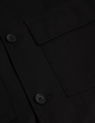 Men SELWYNJ - Black Lightweight Wool Blend Shirt Jacket - Ted Baker