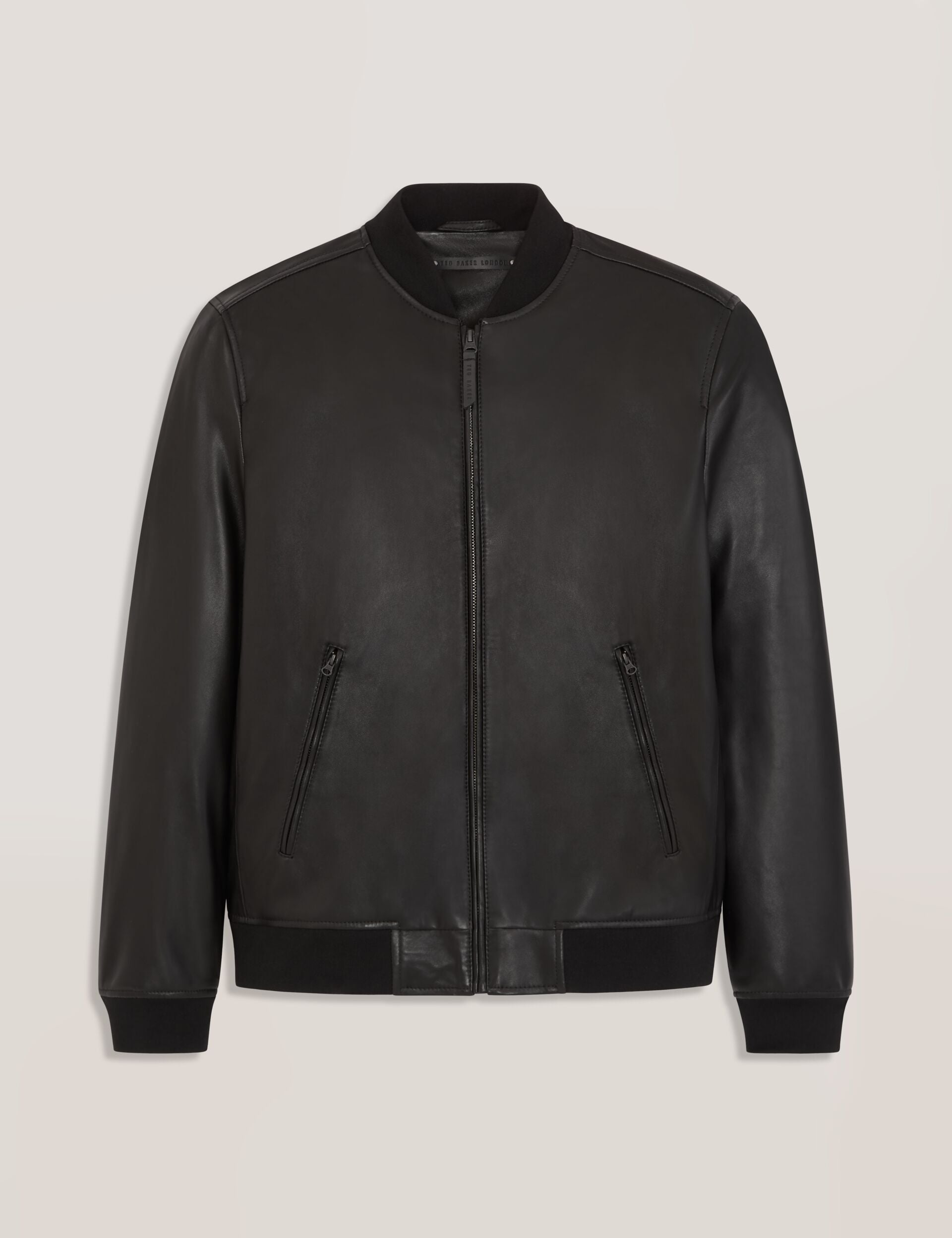 Men|Sale WAGGONER - Leather Bomber Jacket - Ted Baker