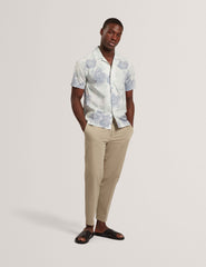 Men CESIRO Relaxed Shaded Floral Short Sleeve Shirt - Ted Baker