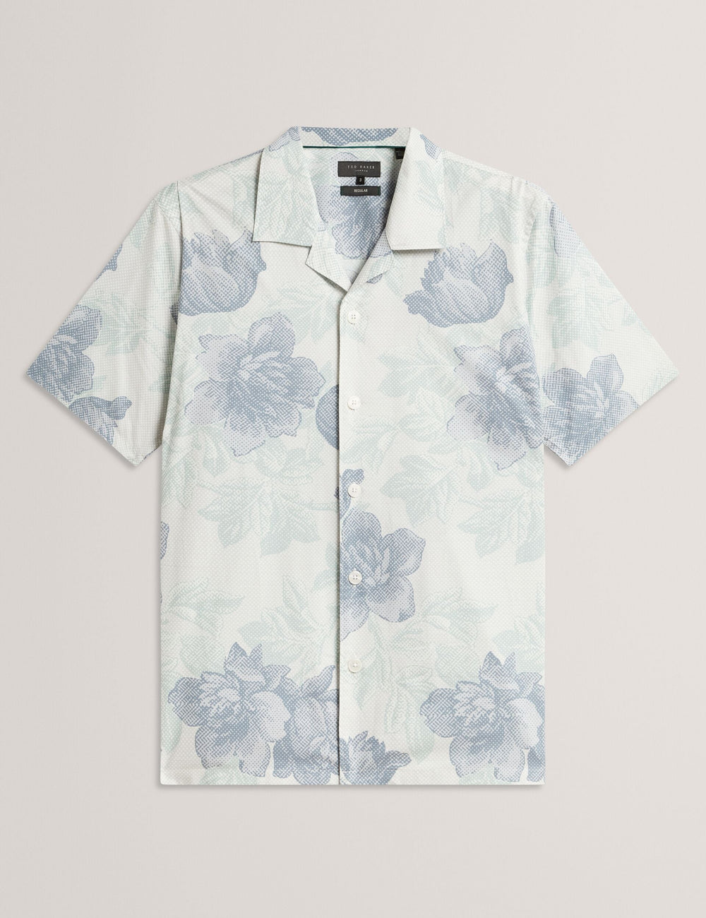 Men CESIRO Relaxed Shaded Floral Short Sleeve Shirt - Ted Baker