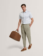 Men CHASKA Mini Floral Print Short Sleeve Shirt - Ted Baker