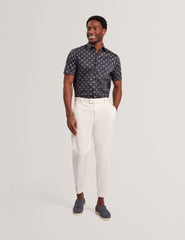Men CHASKA Mini Floral Print Short Sleeve Shirt - Ted Baker