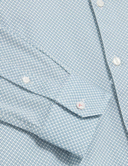 Men OLWENO Micro Geo Print Long Sleeve Slim Shirt - Ted Baker