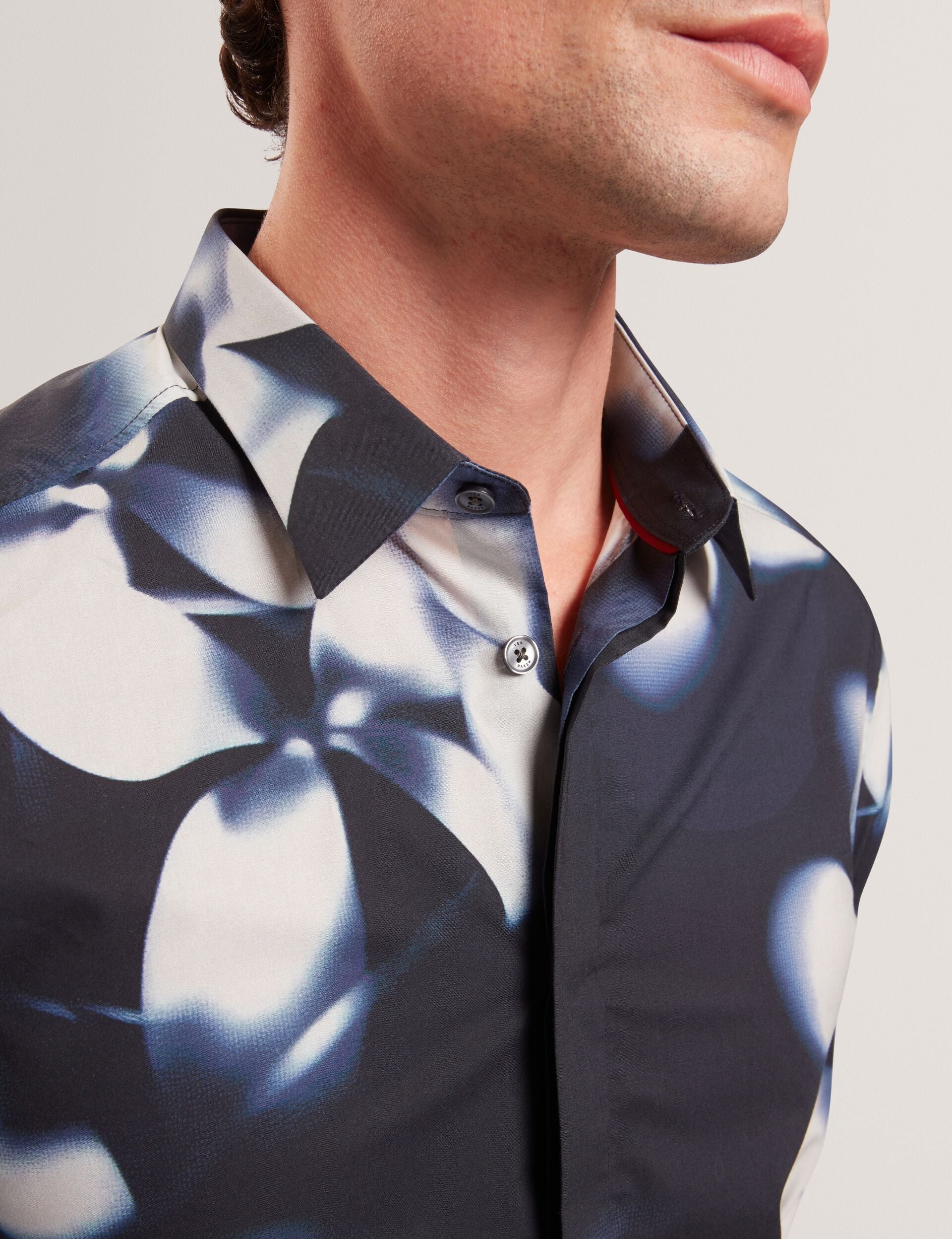 Men|Sale WRENIN Photographic Floral Print Long Sleeve Shirt - Ted Baker