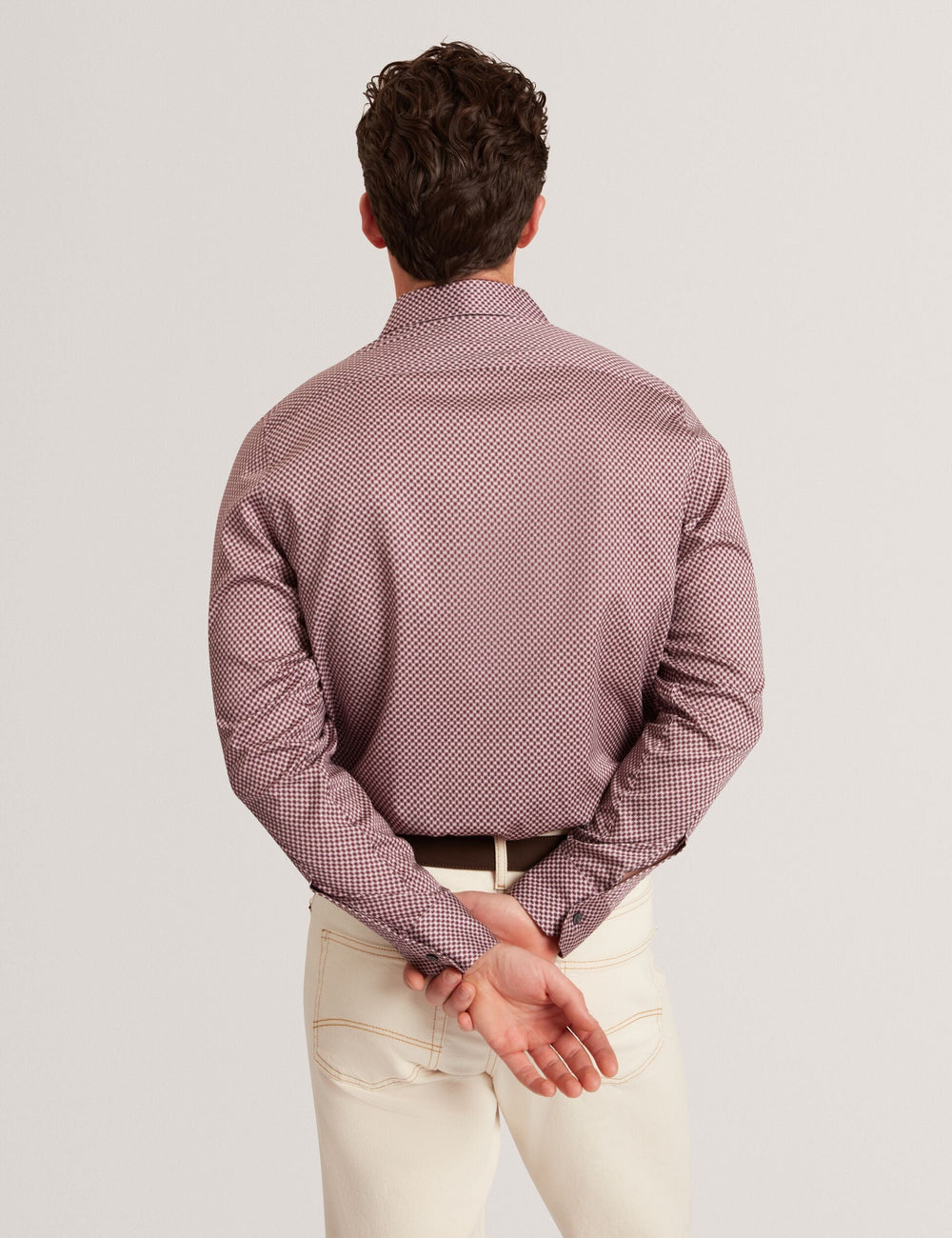 Men|Sale JOZEF Slim Fit Micro Geometric Print Shirt - Ted Baker