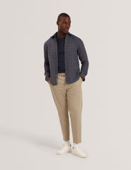 Men|Sale VYSER Jacquard Check Woven Long Sleeve Shirt - Ted Baker