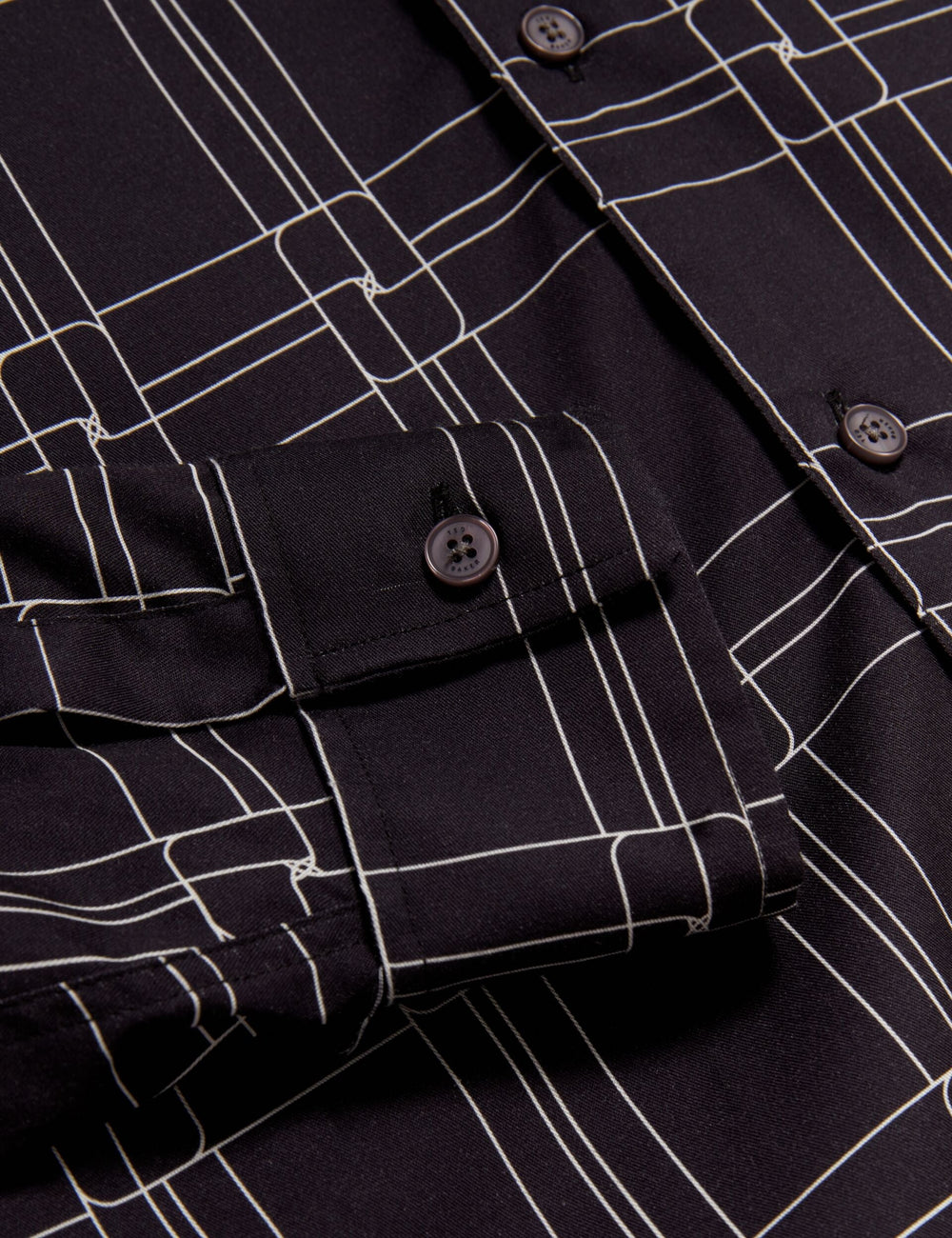 Men|Sale LIRRA Retro Check Print Long Sleeve Shirt - Ted Baker