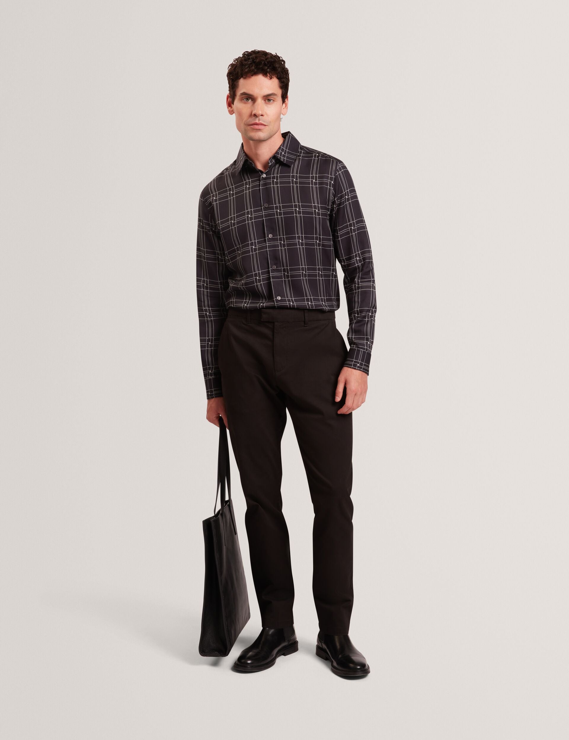 Men|Sale LIRRA Retro Check Print Long Sleeve Shirt - Ted Baker
