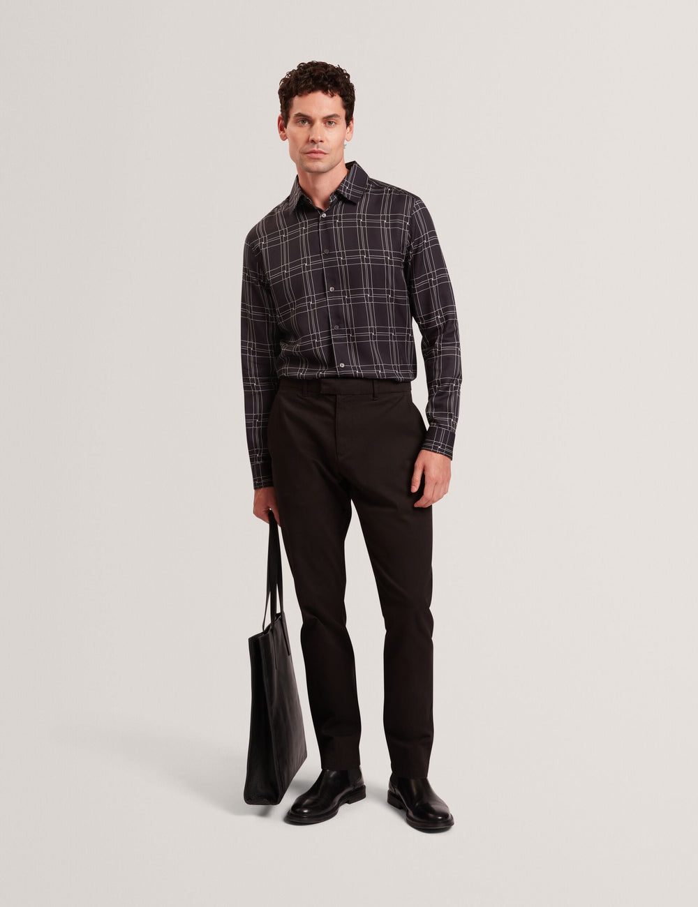 Men|Sale LIRRA Retro Check Print Long Sleeve Shirt - Ted Baker