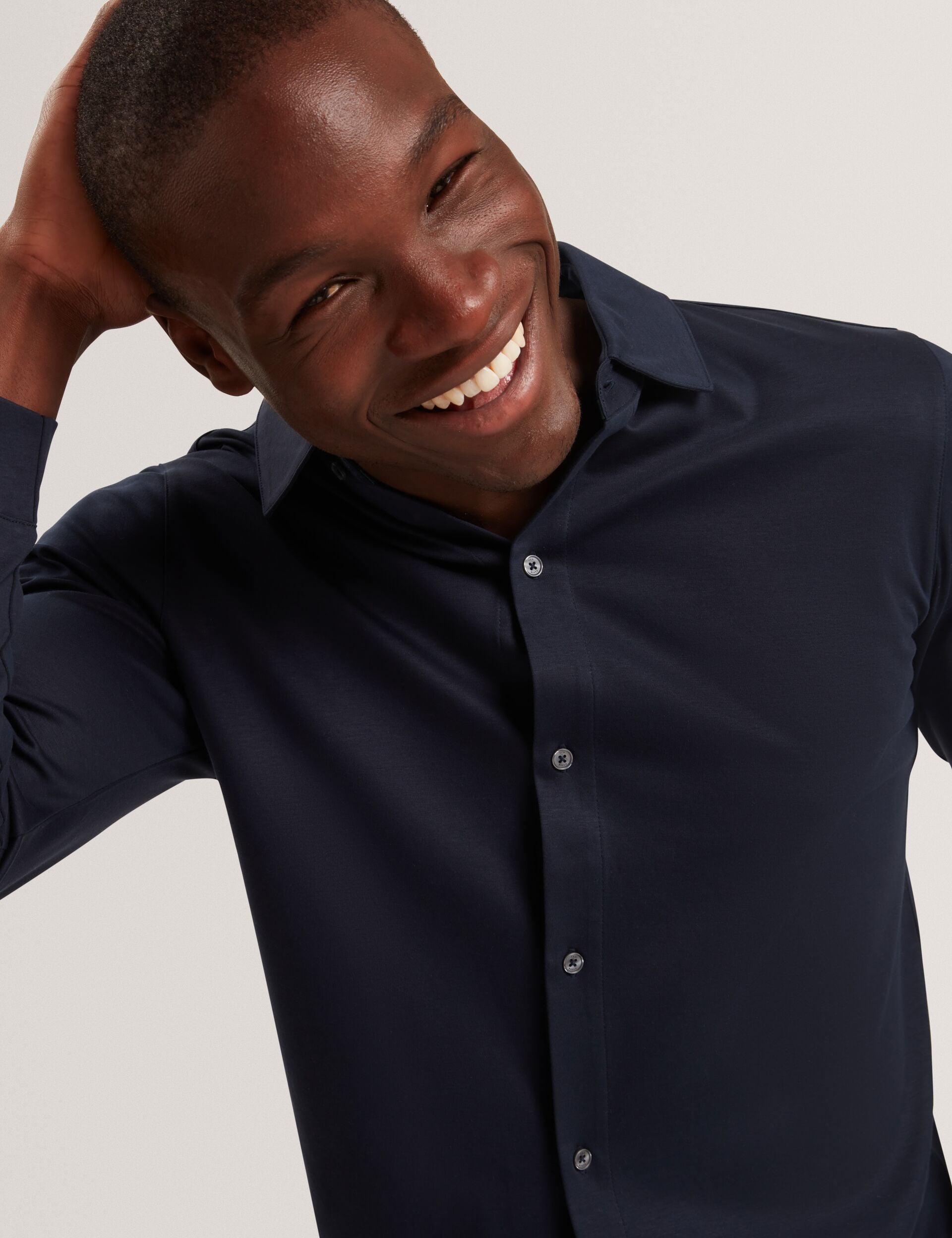 Men|Sale QUILLON Soft Touch Jersey Long Sleeve Shirt - Ted Baker