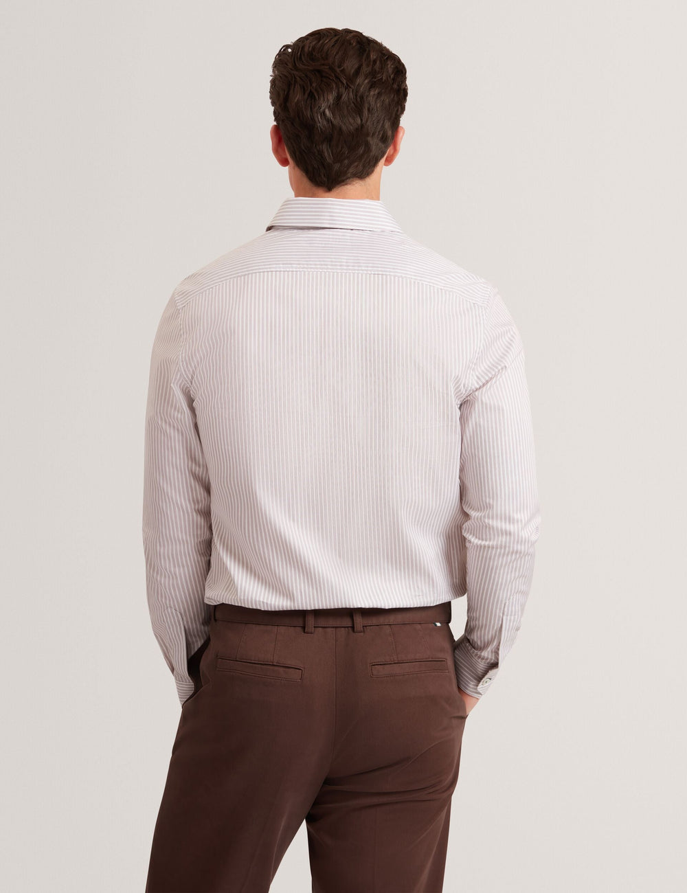 Men|Sale SOHOE Striped Cotton Long Sleeve Shirt - Ted Baker