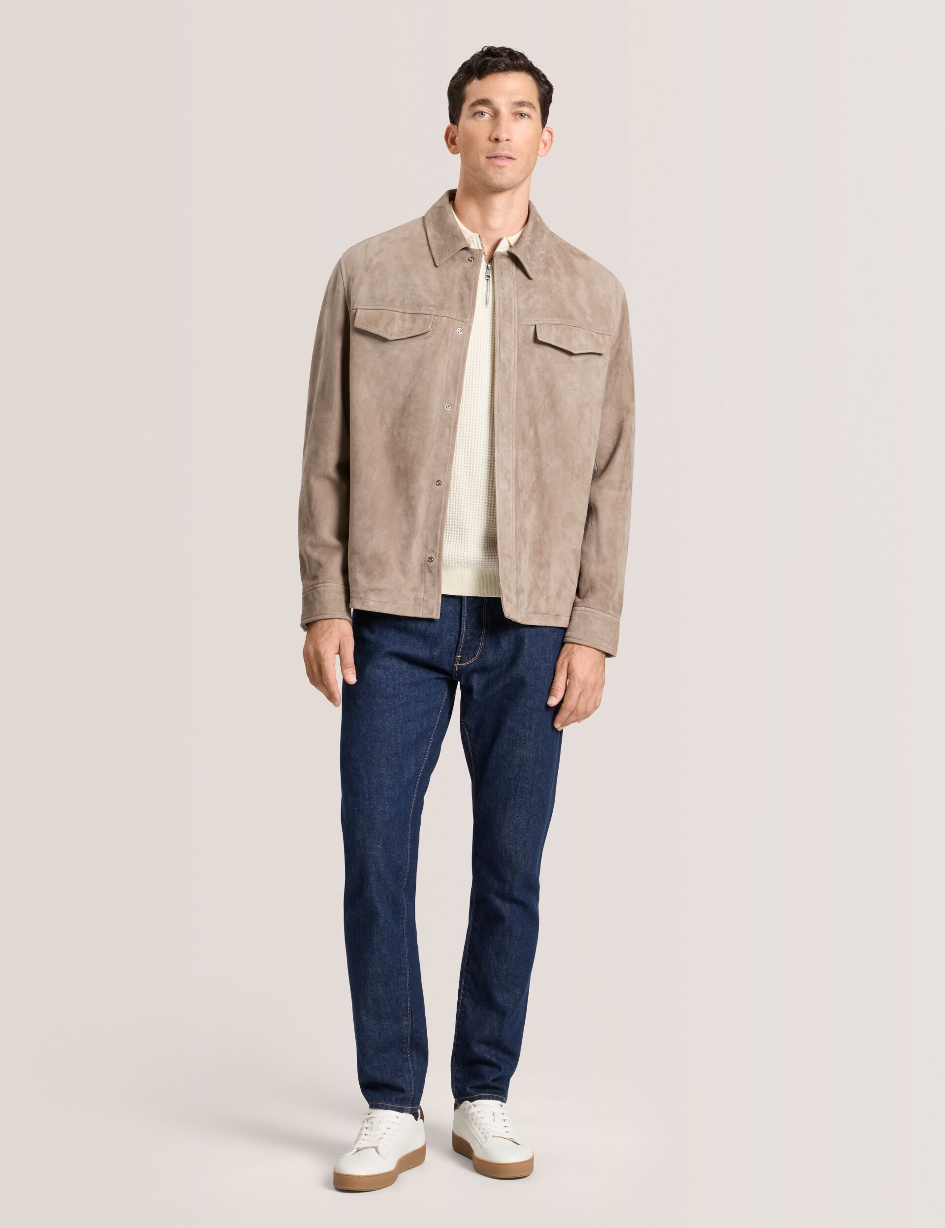 Men|Sale WILBUR - Suede Shirt Jacket - Ted Baker