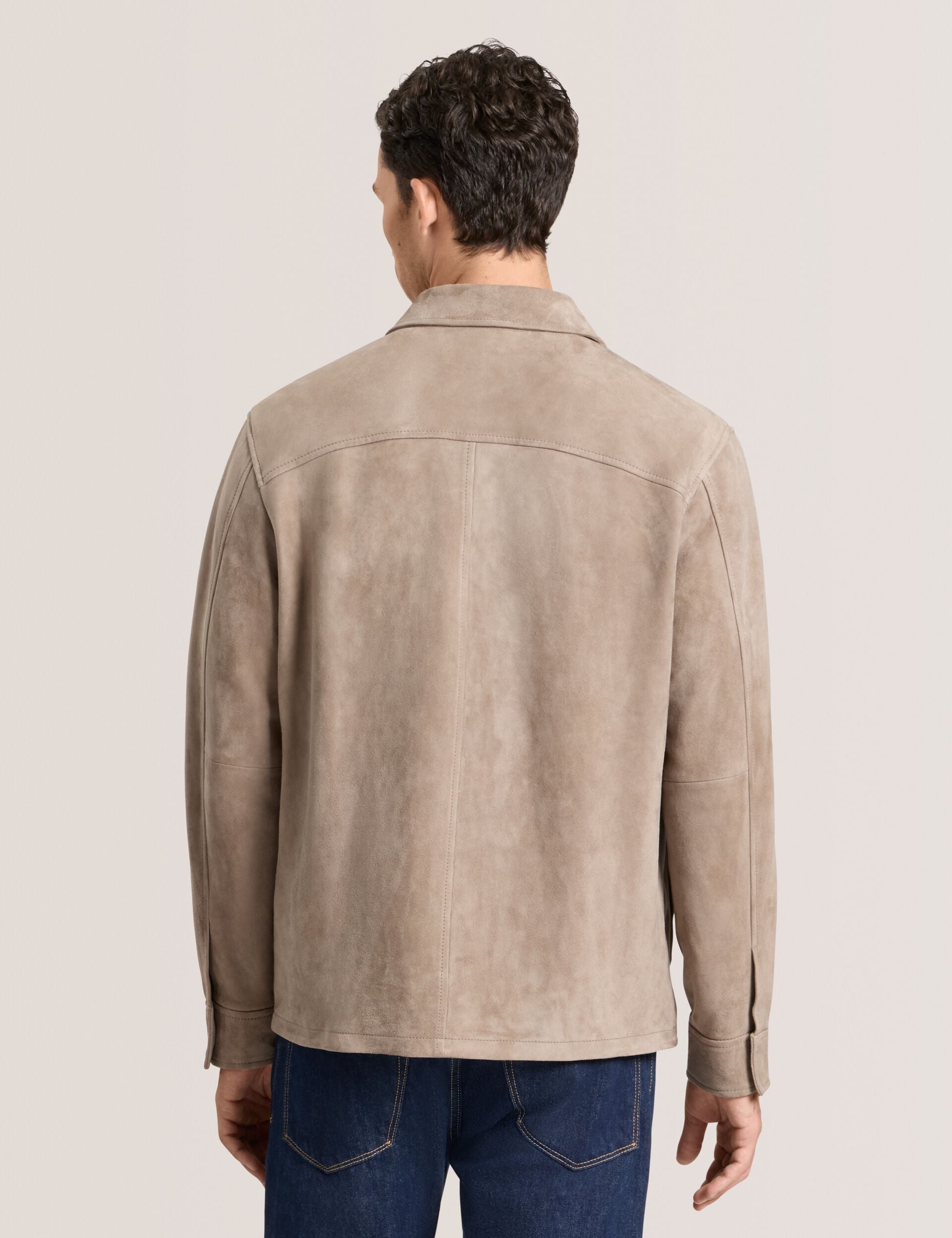 Men|Sale WILBUR - Suede Shirt Jacket - Ted Baker