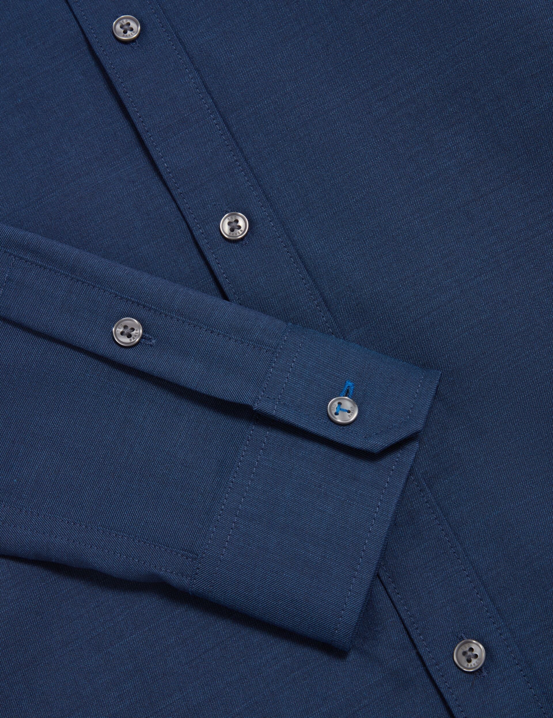 Men|Sale AIRTON Pure Wool Woven Long Sleeve Shirt - Ted Baker