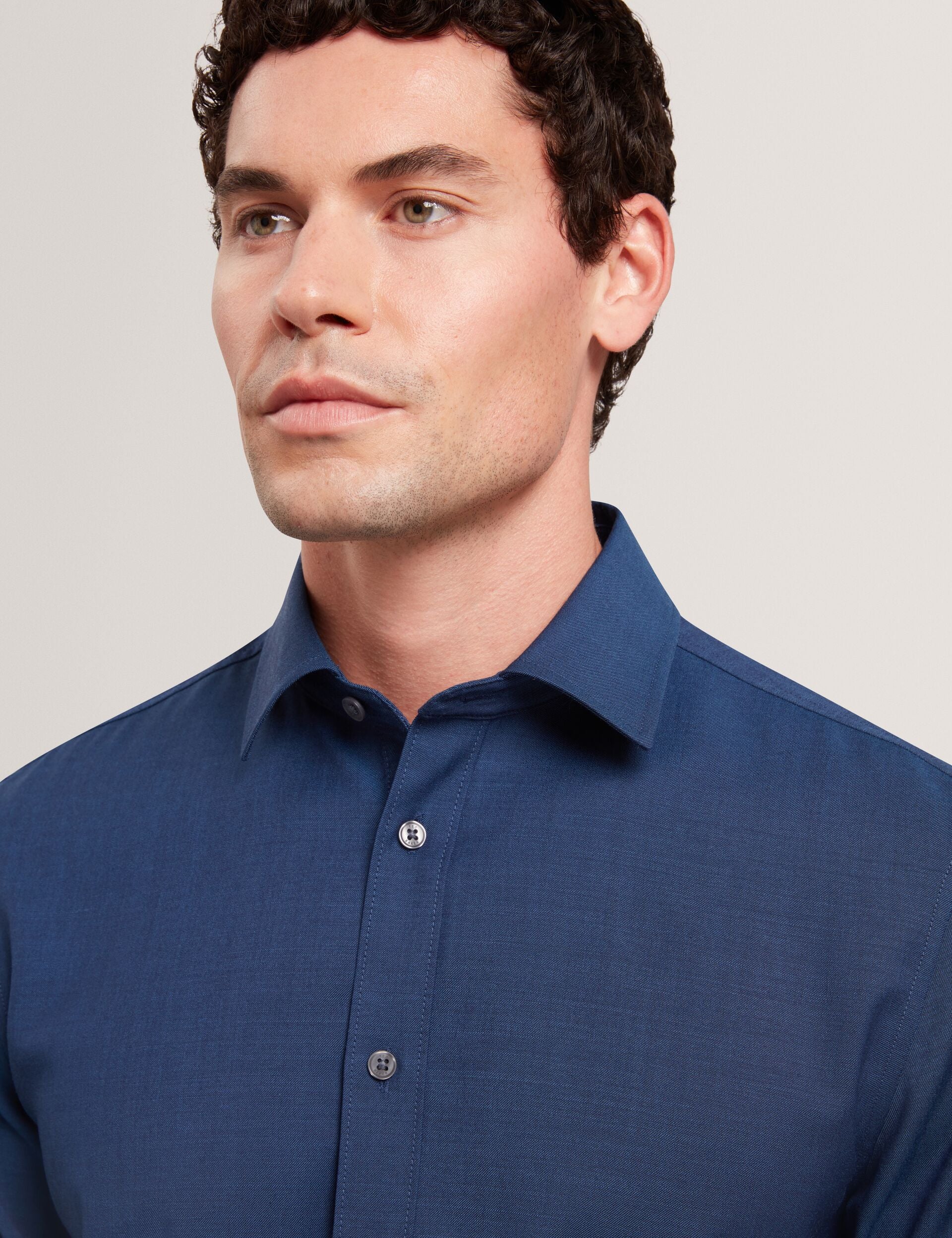 Men|Sale AIRTON Pure Wool Woven Long Sleeve Shirt - Ted Baker