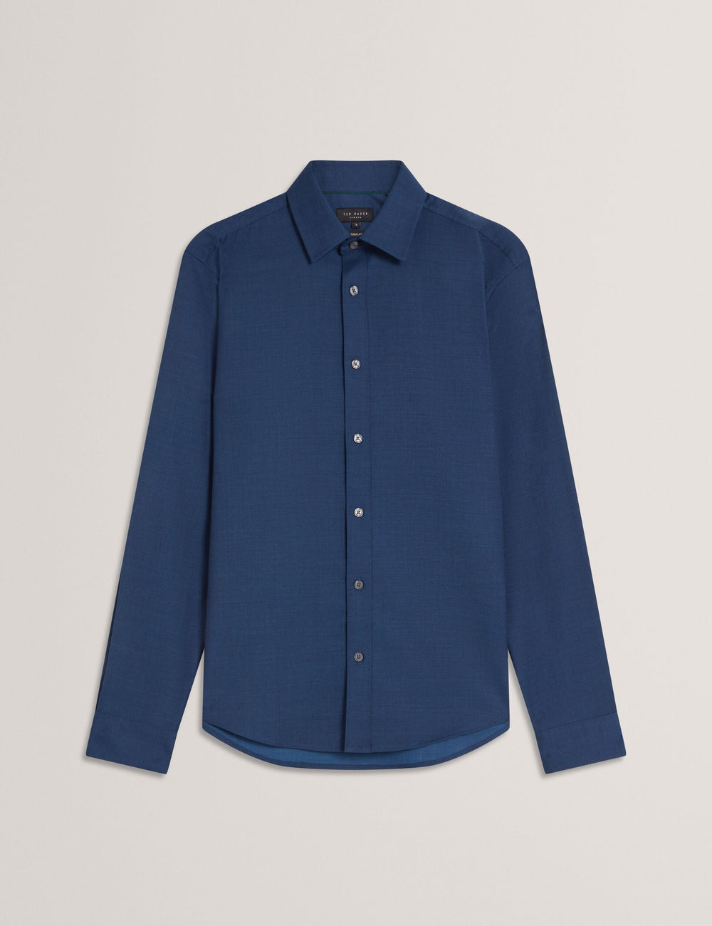 Men|Sale AIRTON Pure Wool Woven Long Sleeve Shirt - Ted Baker
