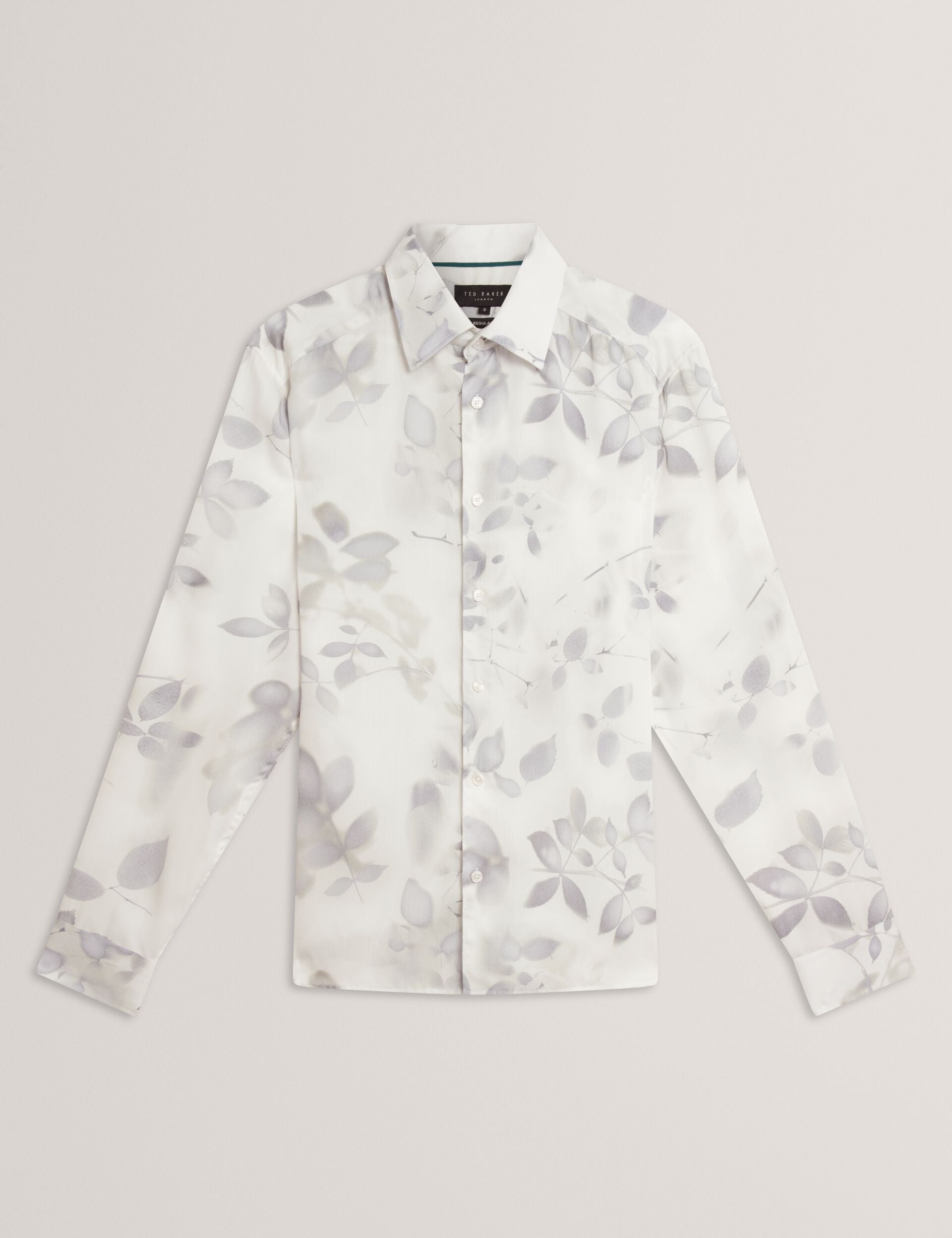 Men|Sale KALMILL Photograhic Leaf Print Regular Fit Shirt - Ted Baker