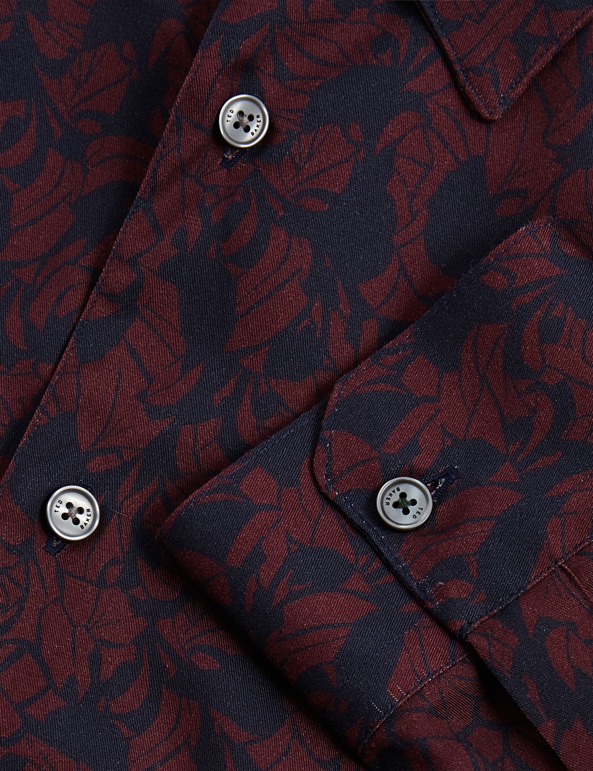 Men|Sale AKSELLE Dark Floral Print Woven Shirt - Ted Baker