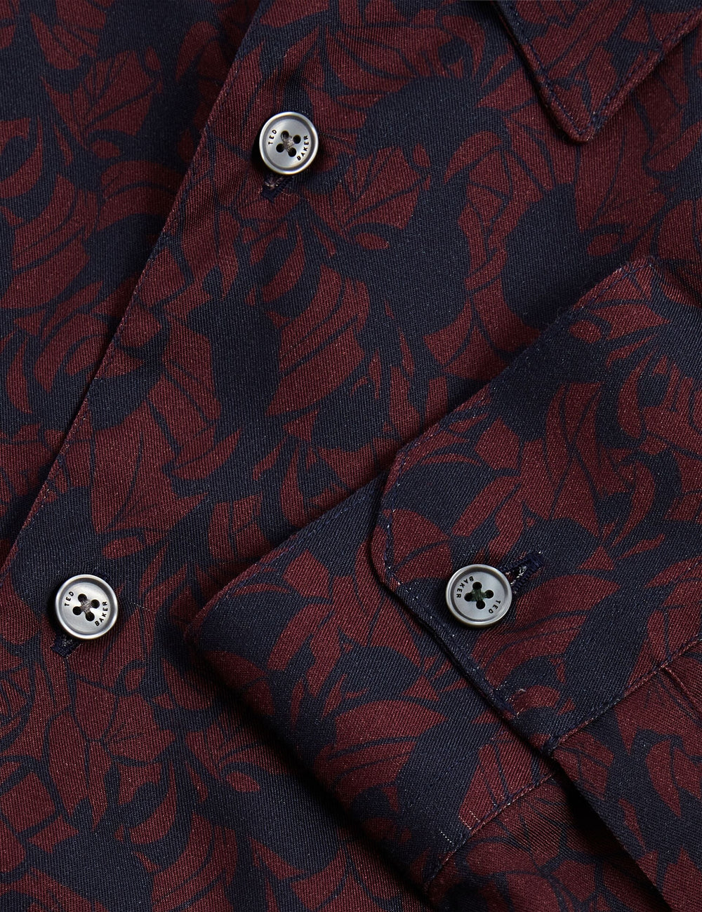 Men|Sale AKSELLE Dark Floral Print Woven Shirt - Ted Baker
