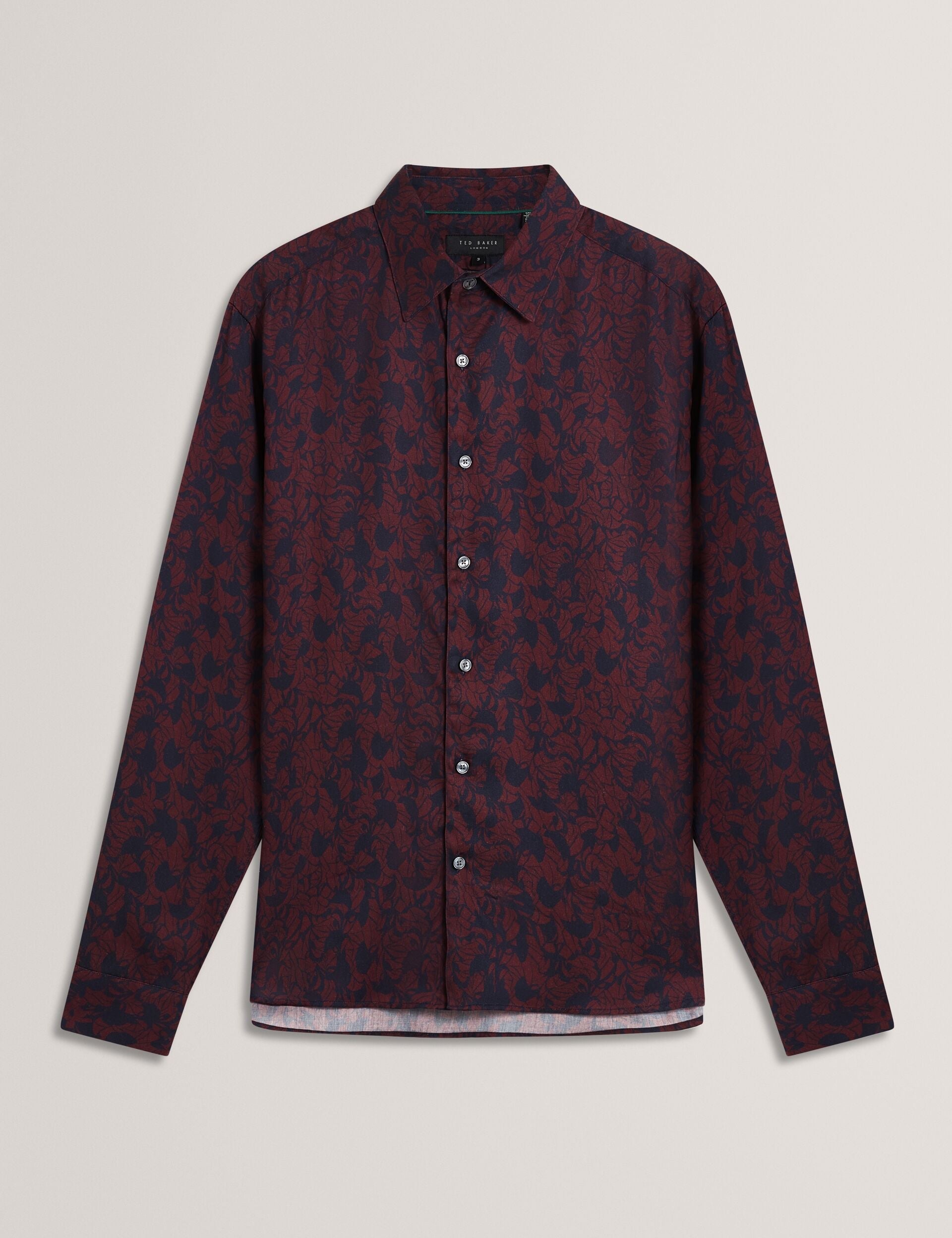 Men|Sale AKSELLE Dark Floral Print Woven Shirt - Ted Baker