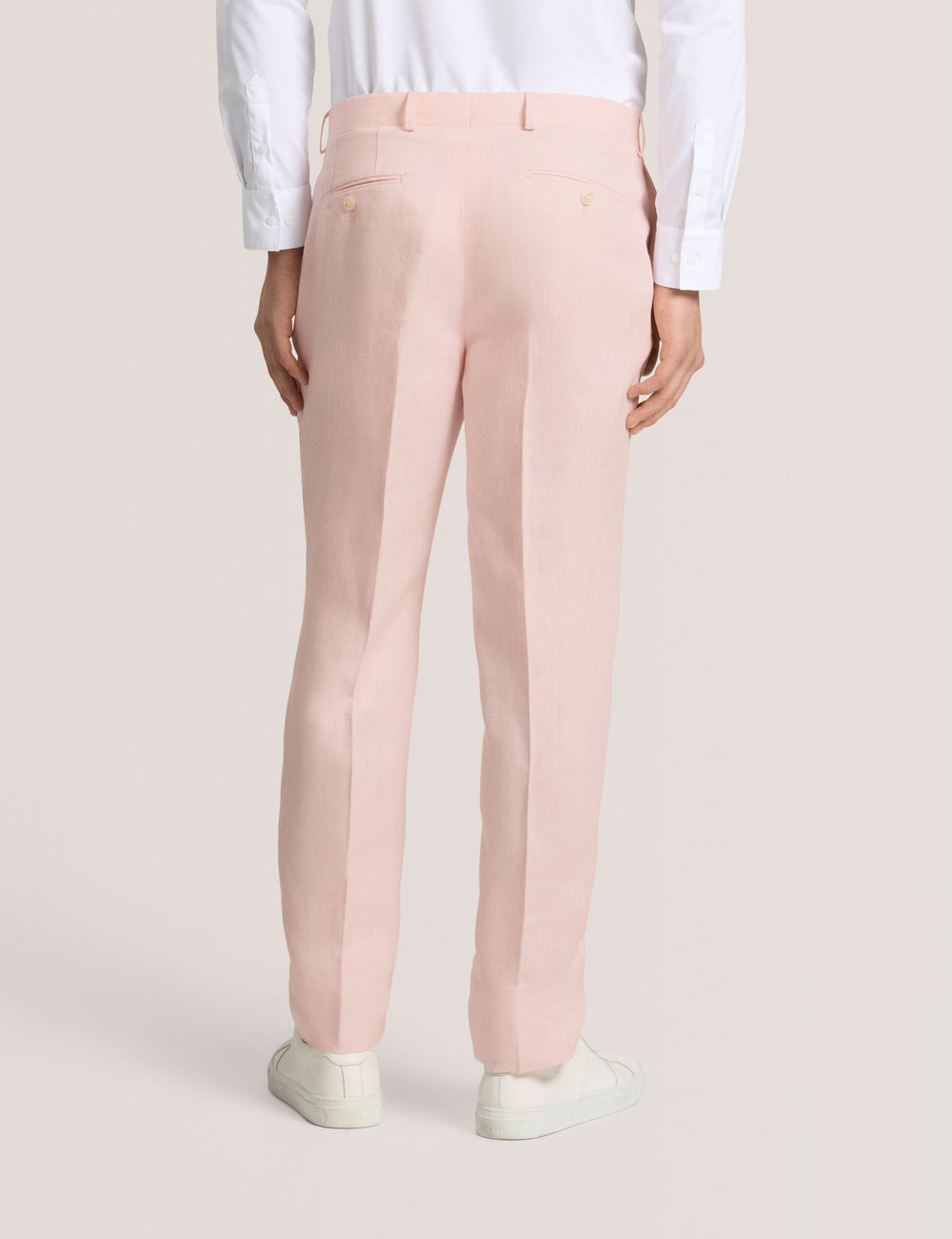 Men WINTER - Flat Front Linen Suit Pant - Ted Baker