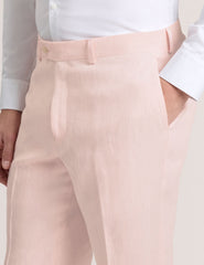 Men WINTER - Flat Front Linen Suit Pant - Ted Baker