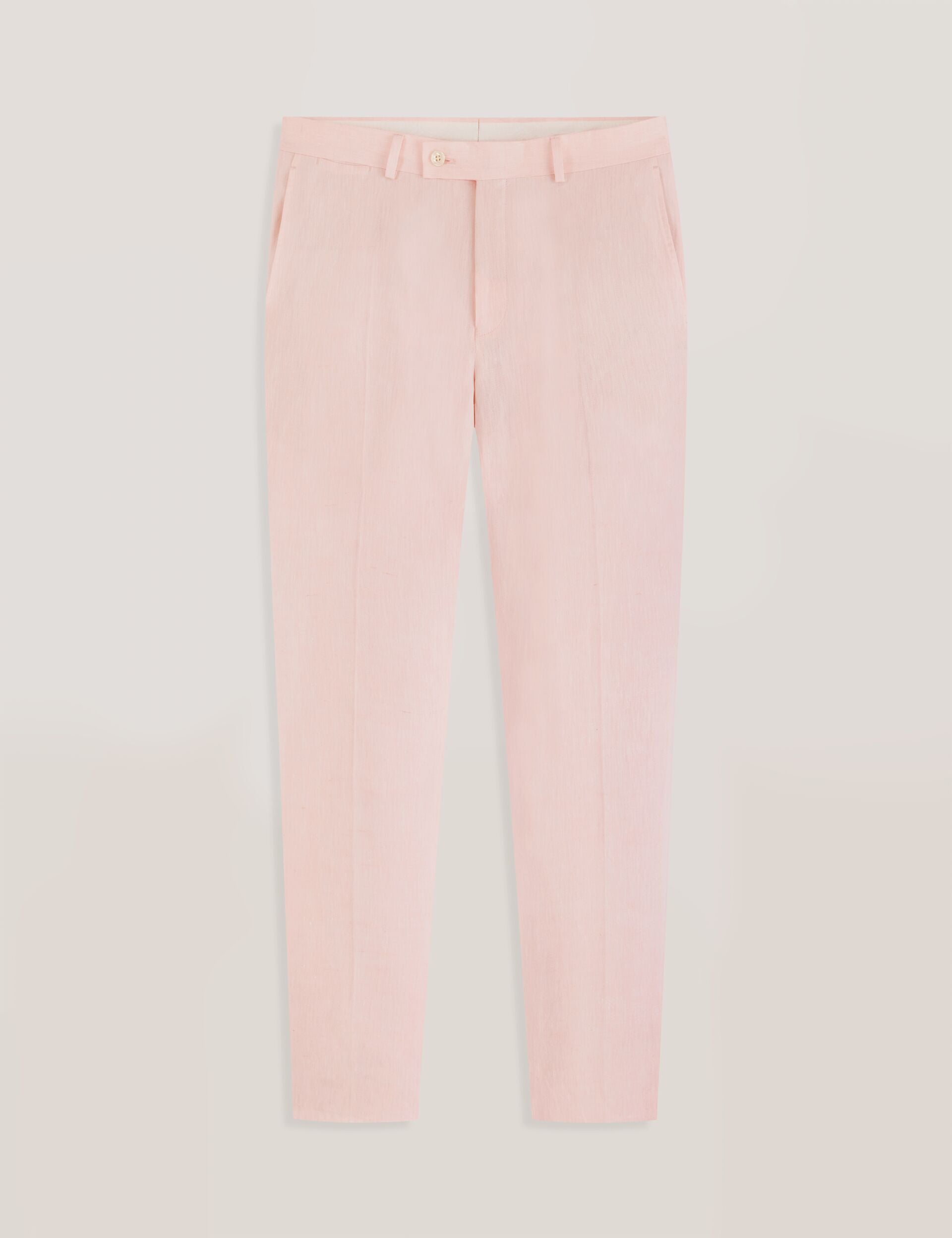 Men WINTER - Flat Front Linen Suit Pant - Ted Baker