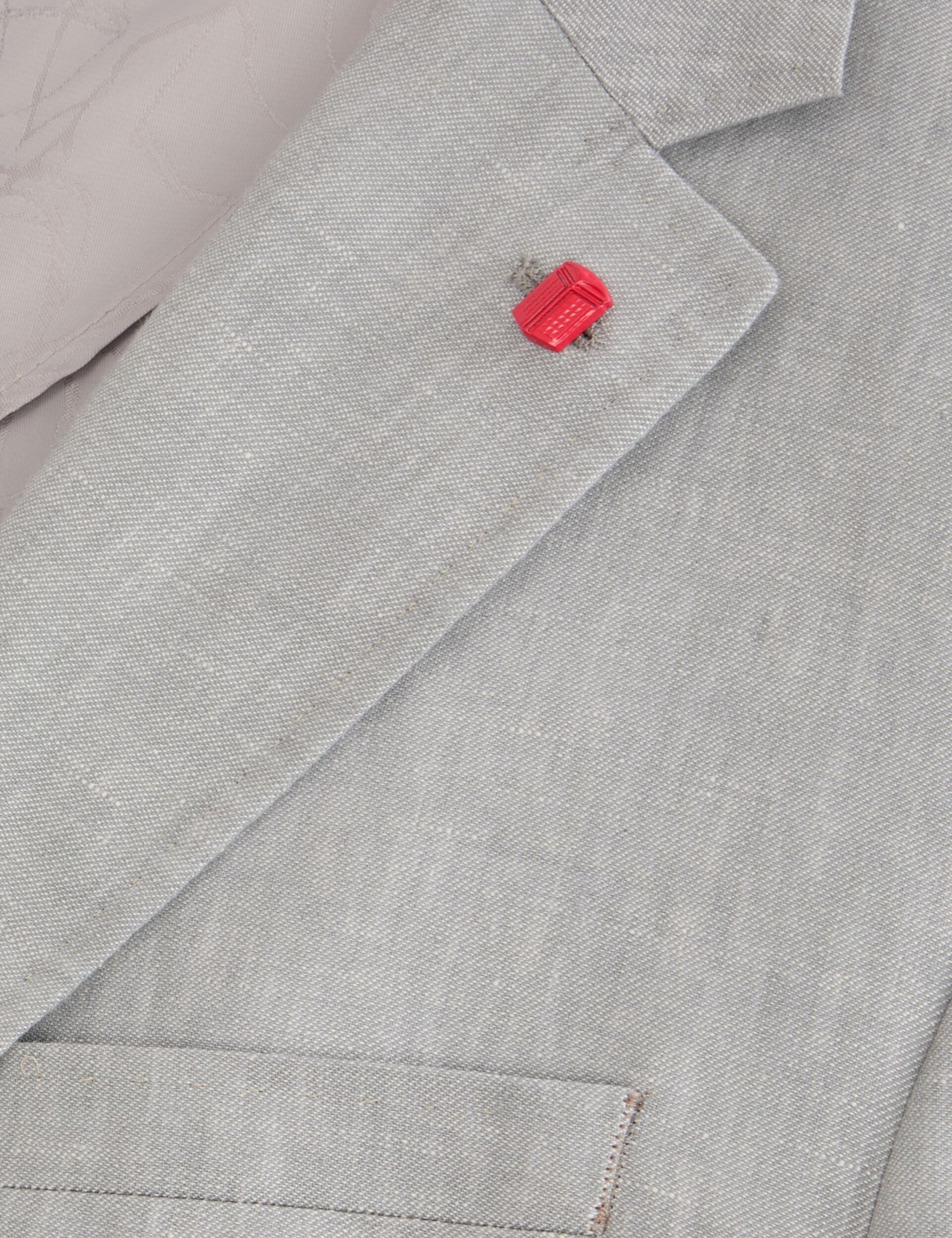Men WINFRED - Single Breasted Two Button Notch Flat Front Linen Suit Jacket - Ted Baker