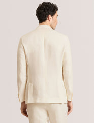 Men WINFRED - Single Breasted Two Button Notch Flat Front Linen Suit Jacket - Ted Baker