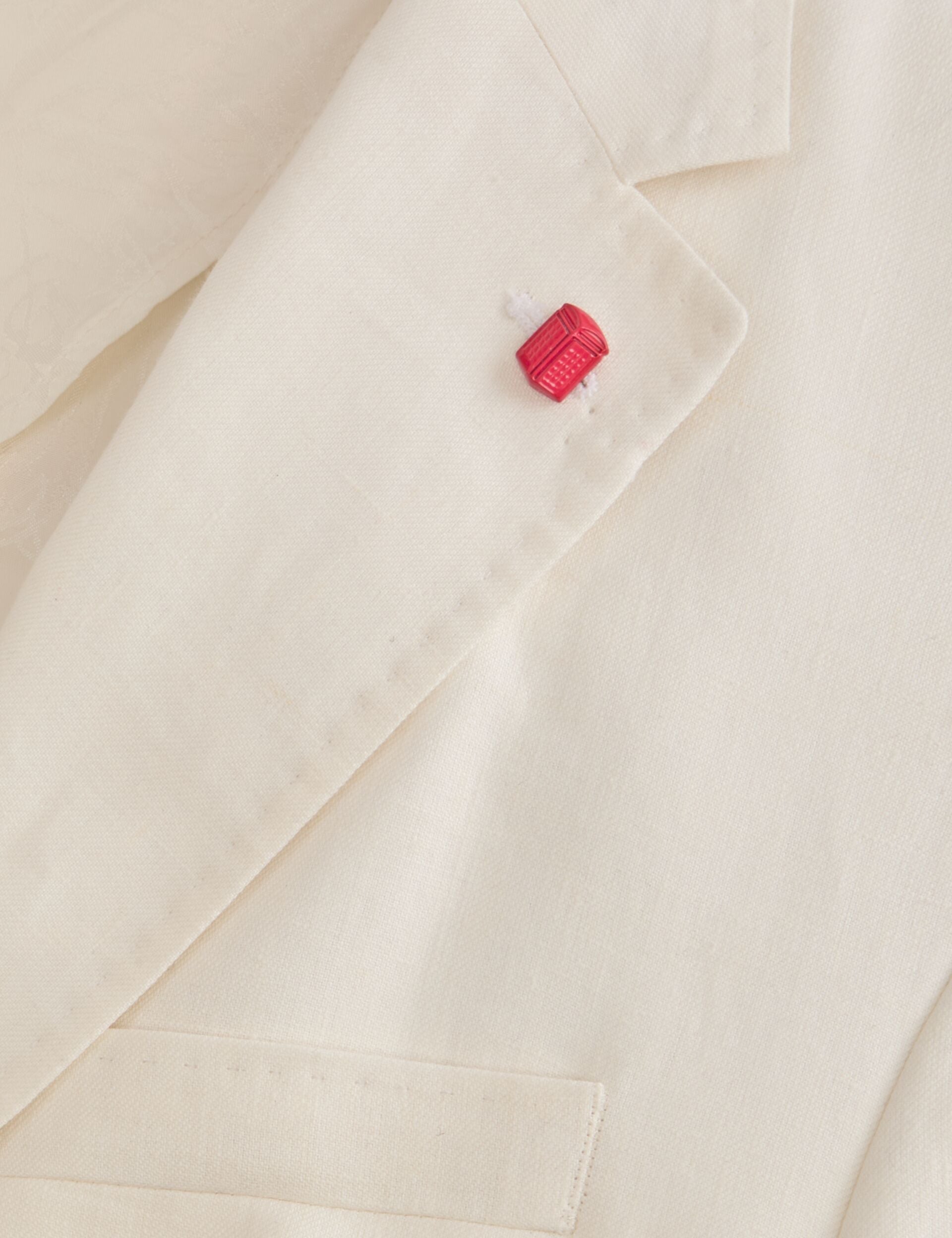 Men WINFRED - Single Breasted Two Button Notch Flat Front Linen Suit Jacket - Ted Baker