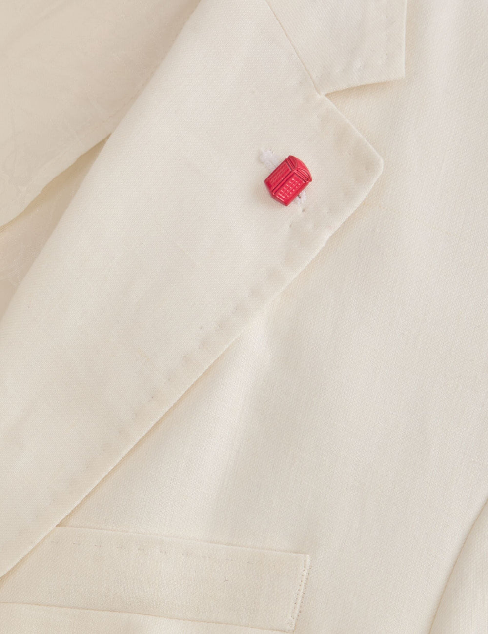 Men WINFRED - Single Breasted Two Button Notch Flat Front Linen Suit Jacket - Ted Baker