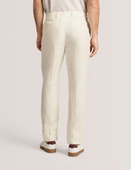 Men WINTER - Flat Front Linen Suit Pant - Ted Baker