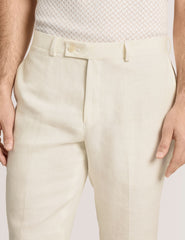 Men WINTER - Flat Front Linen Suit Pant - Ted Baker